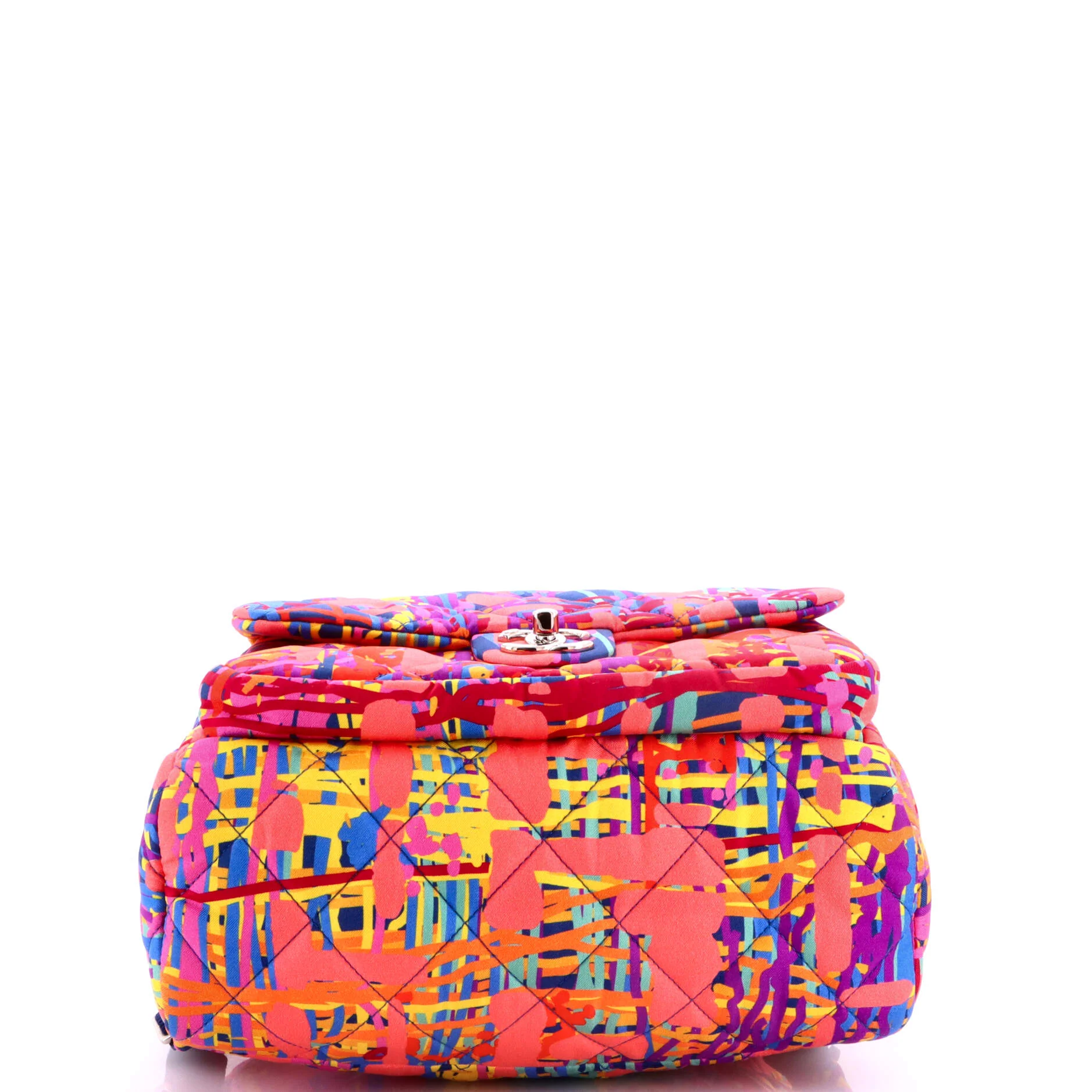 CC Pocket Backpack Quilted Printed Foulard Medium - Image 5