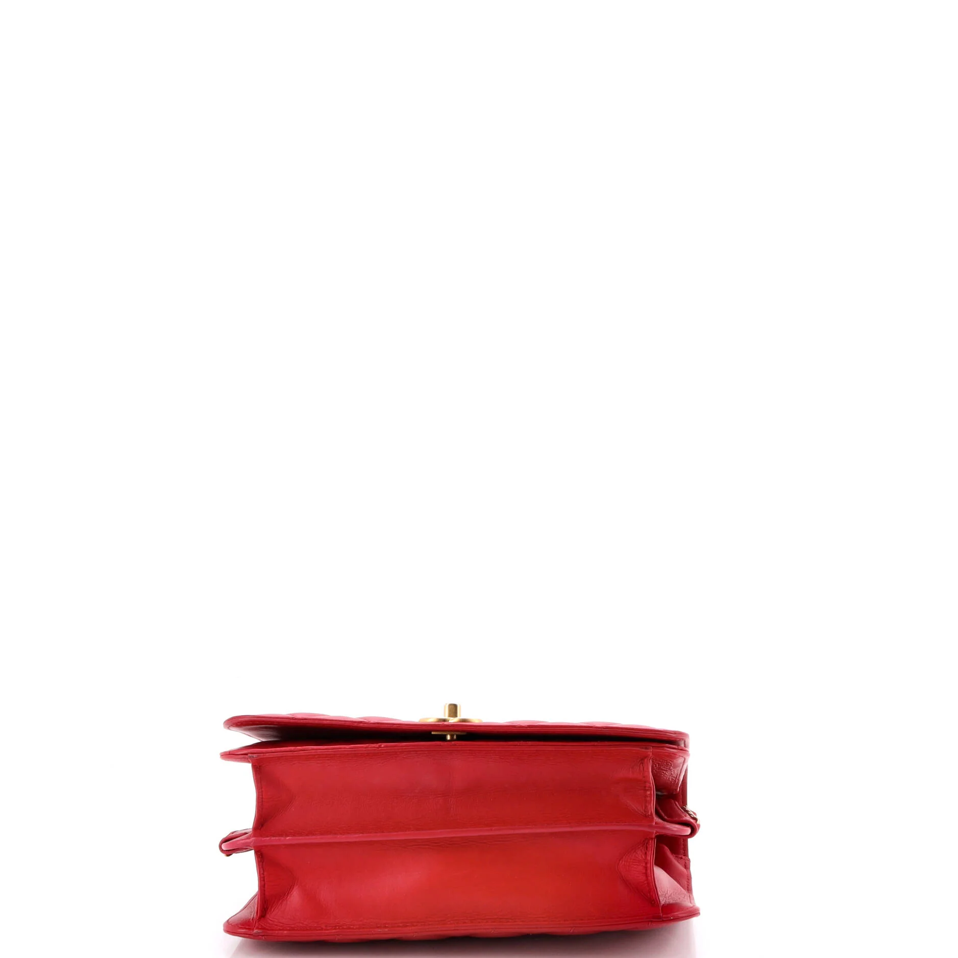 CC Side Chain Full Flap Bag Quilted Calfskin Medium - Image 5