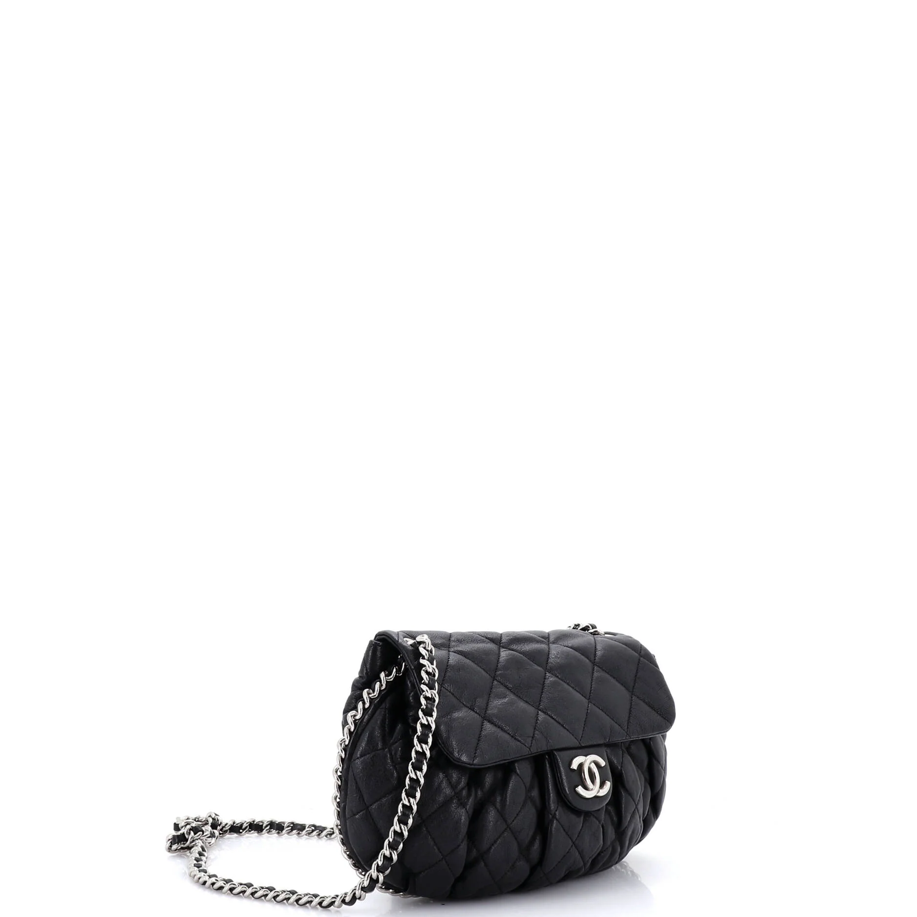 Chain Around Flap Bag Quilted Leather Medium - Image 2