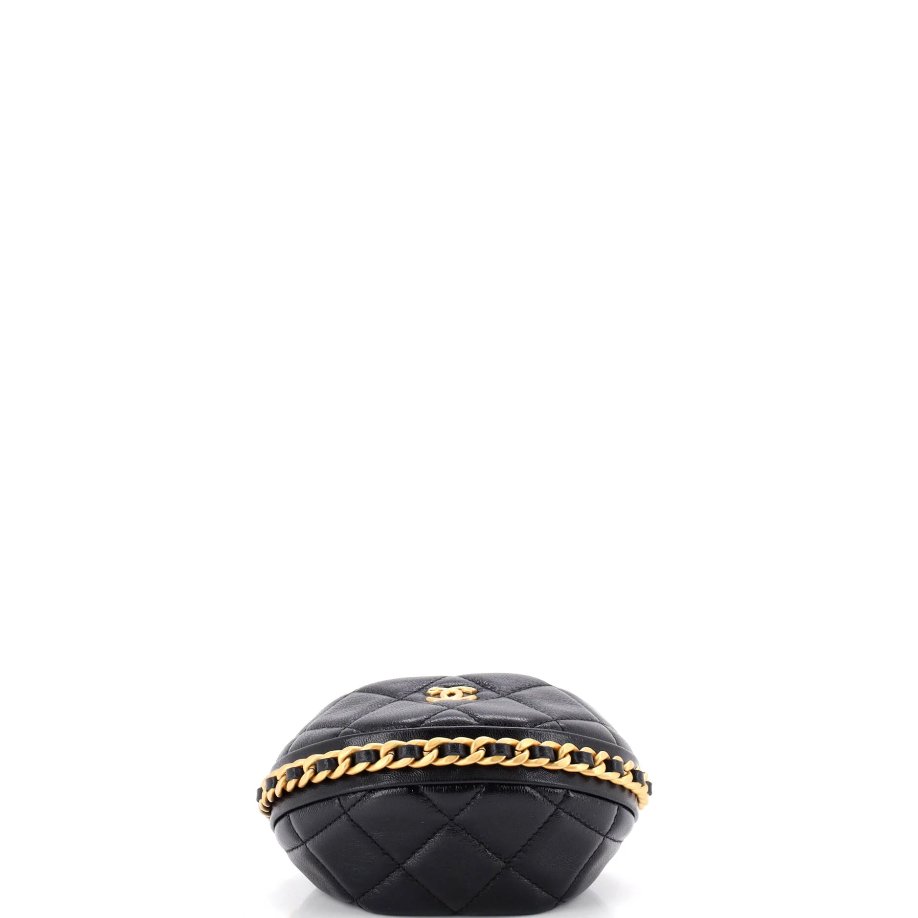 Chain Around Hobo Pouch Quilted Lambskin Extra Mini - Image 4