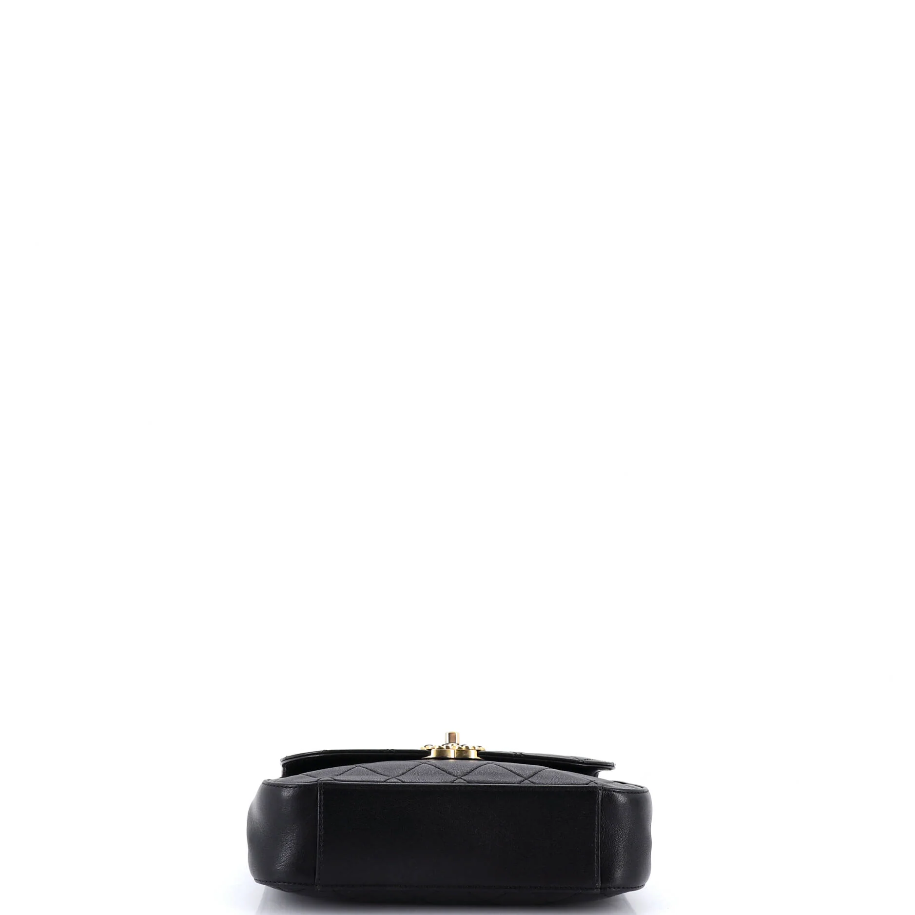 Chain Infinity Top Handle Bag Quilted Calfskin Mini - Image 5