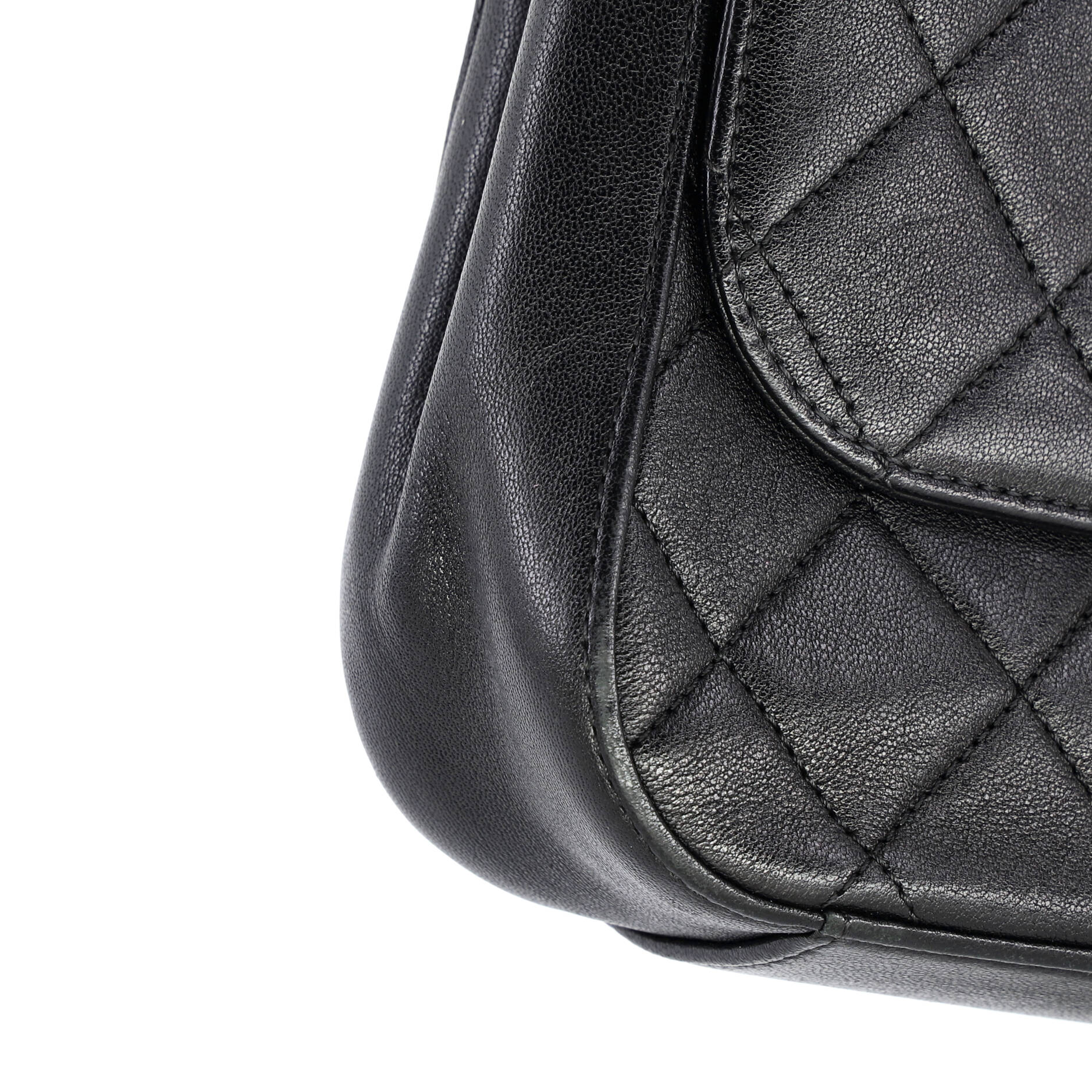 Chain Infinity Top Handle Bag Quilted Calfskin Mini - Image 7