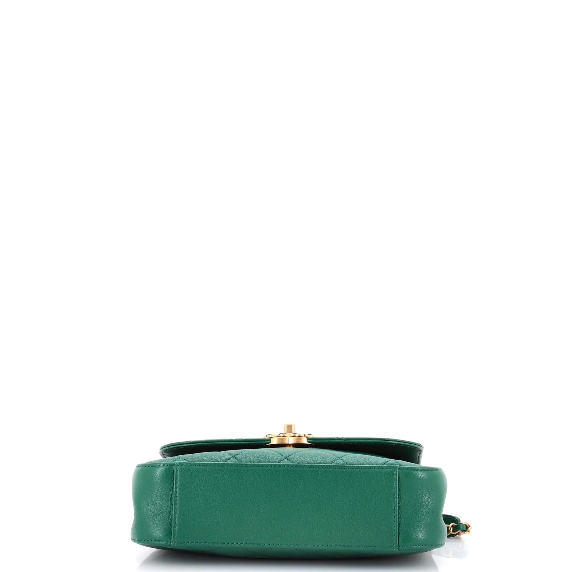Chain Infinity Top Handle Bag Quilted Lambskin Small - Image 4