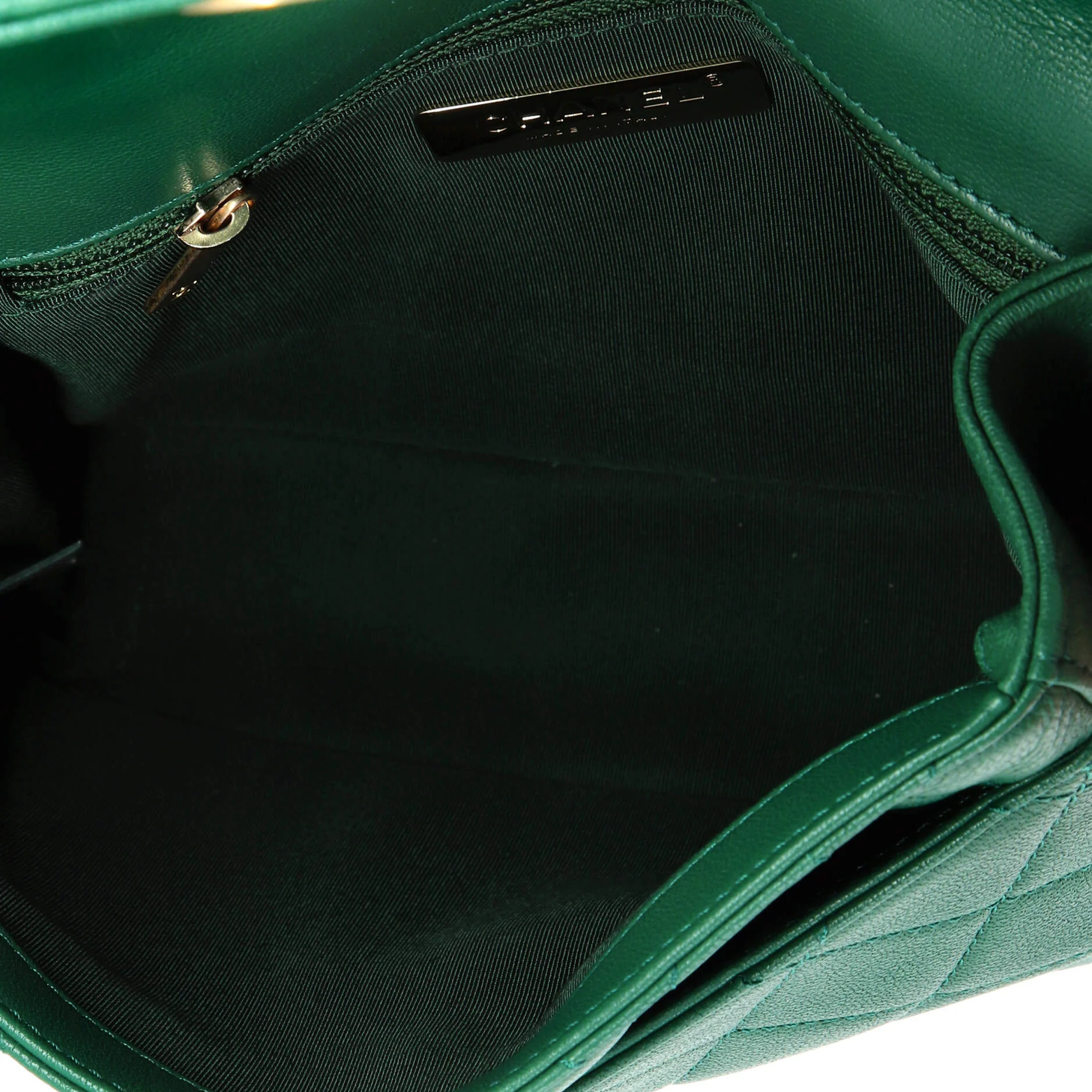 Chain Infinity Top Handle Bag Quilted Lambskin Small - Image 5