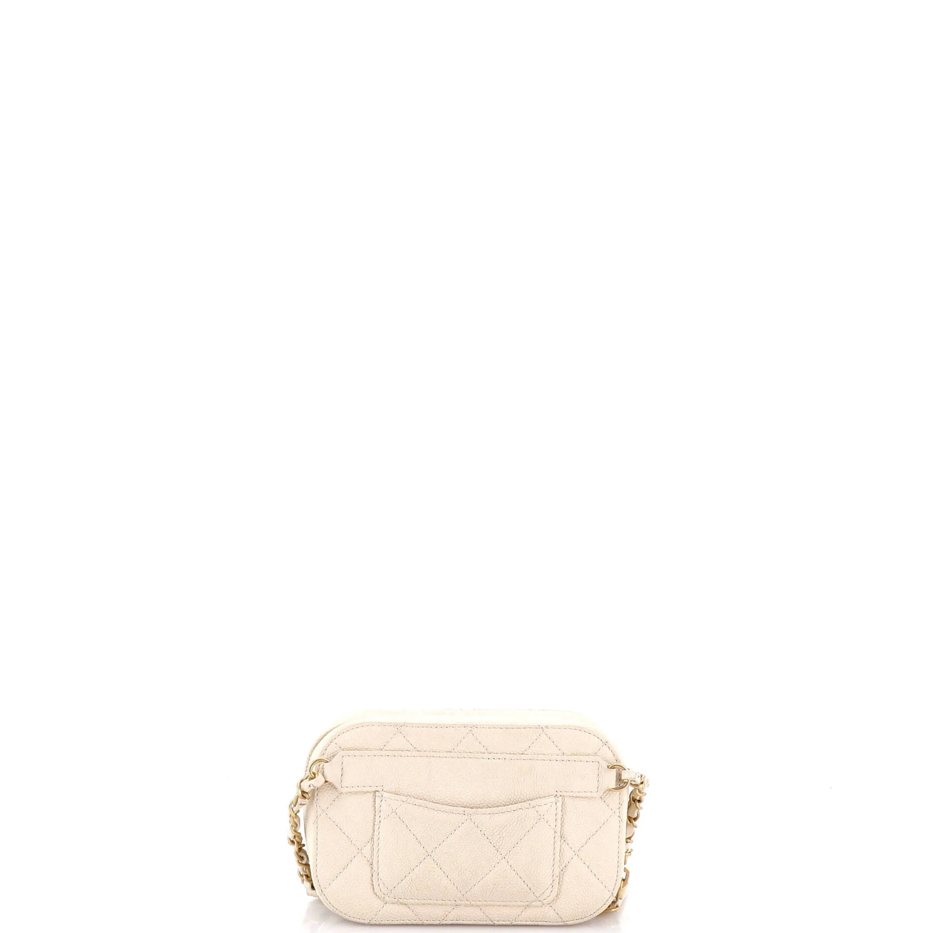 Chain Melody Camera Bag Quilted Caviar Small - Image 4
