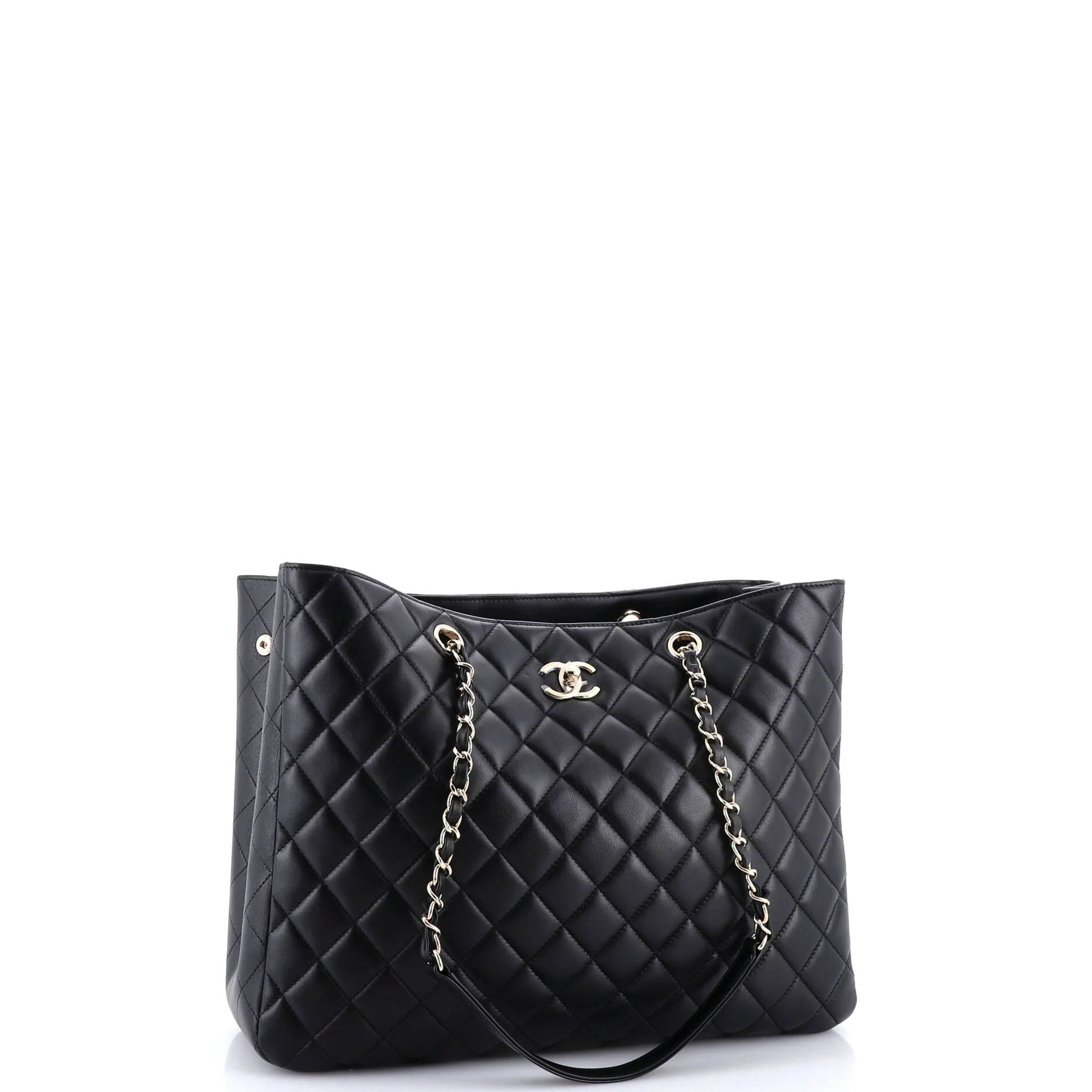 Classic CC Shopping Tote Quilted Calfskin Large - Image 3