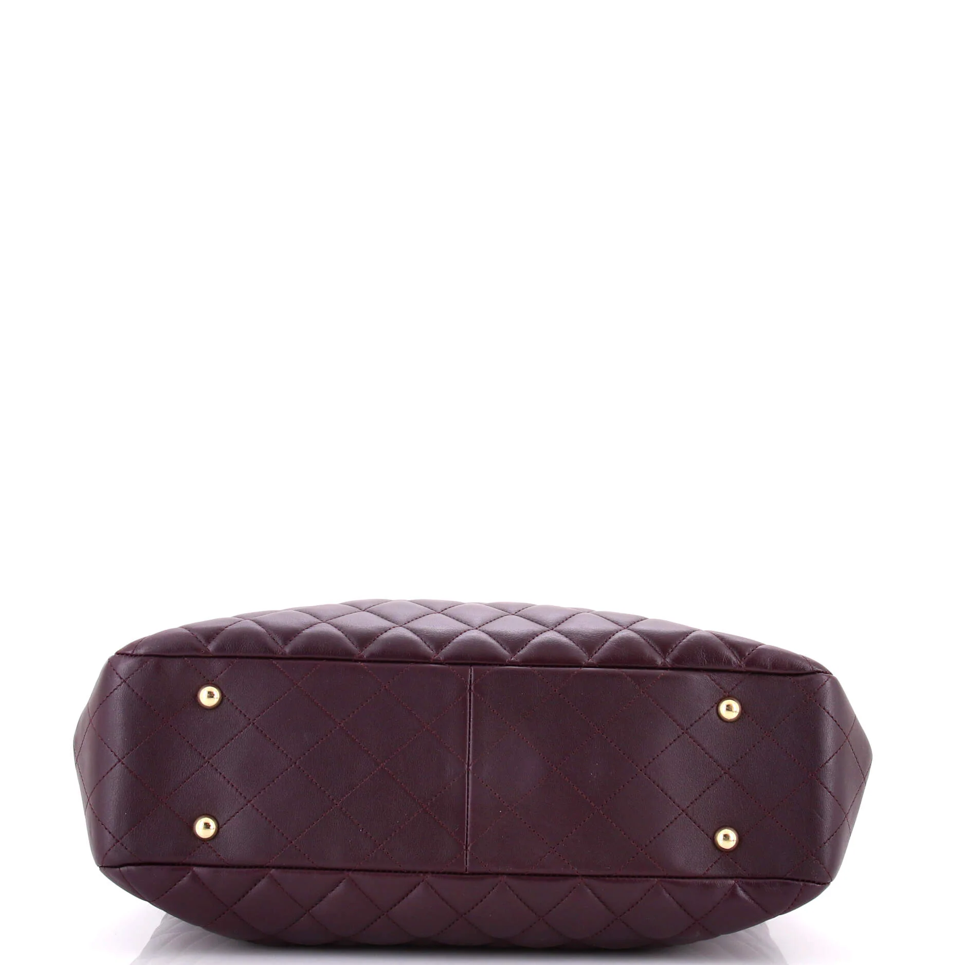 Classic CC Shopping Tote Quilted Lambskin Large - Image 5