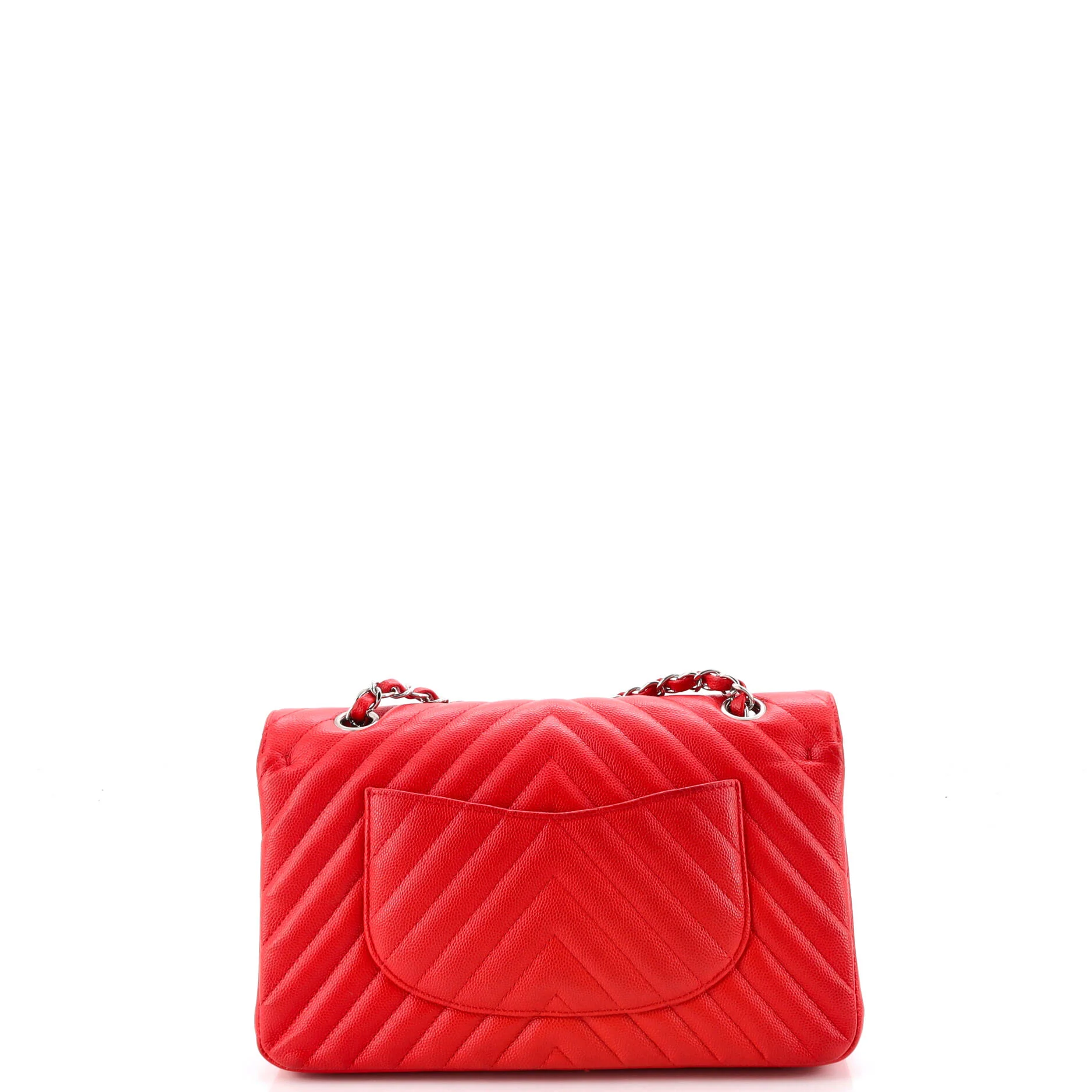 Classic Double Flap Bag Chevron Caviar Medium - Image 3
