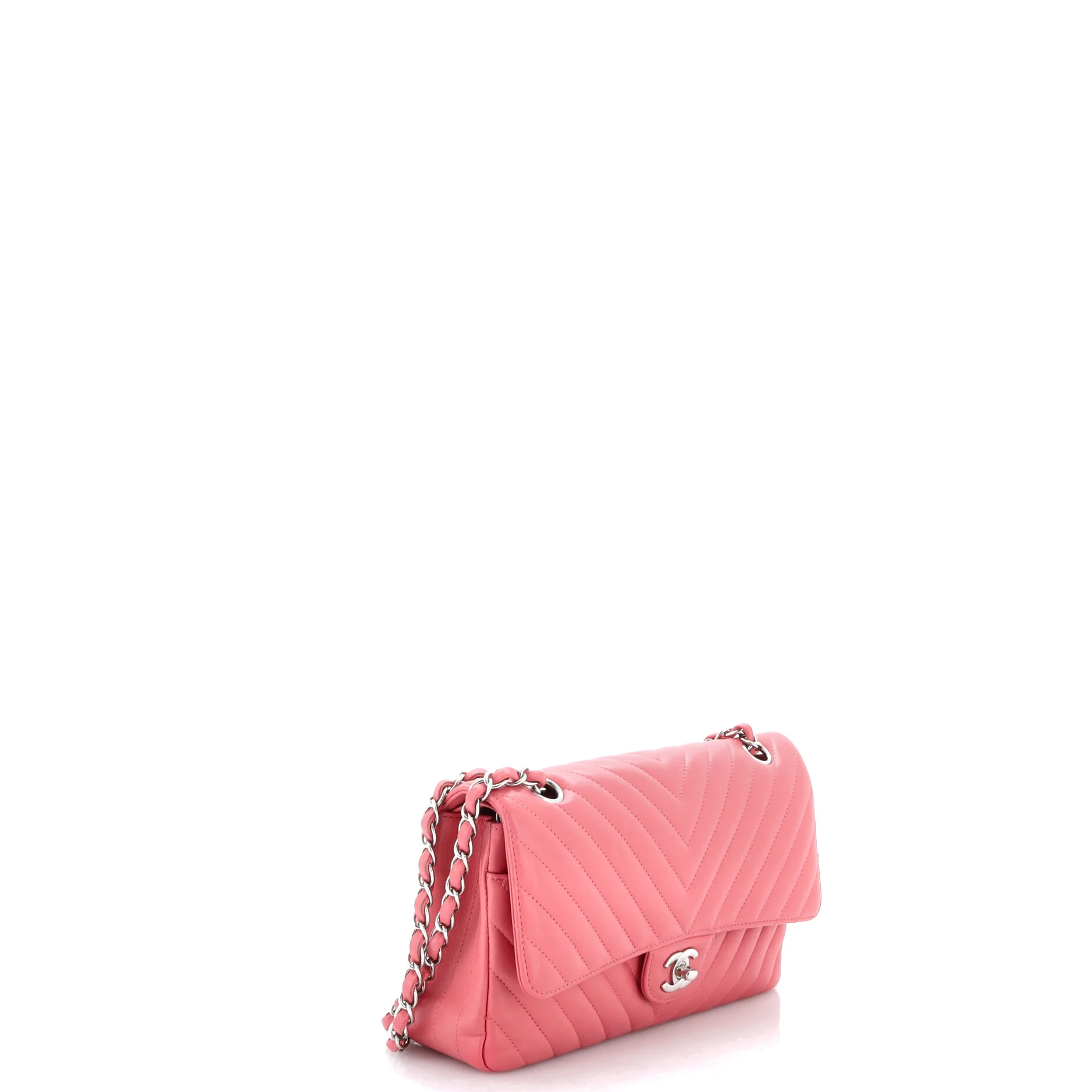 Classic Double Flap Bag Chevron Lambskin Medium - Image 2