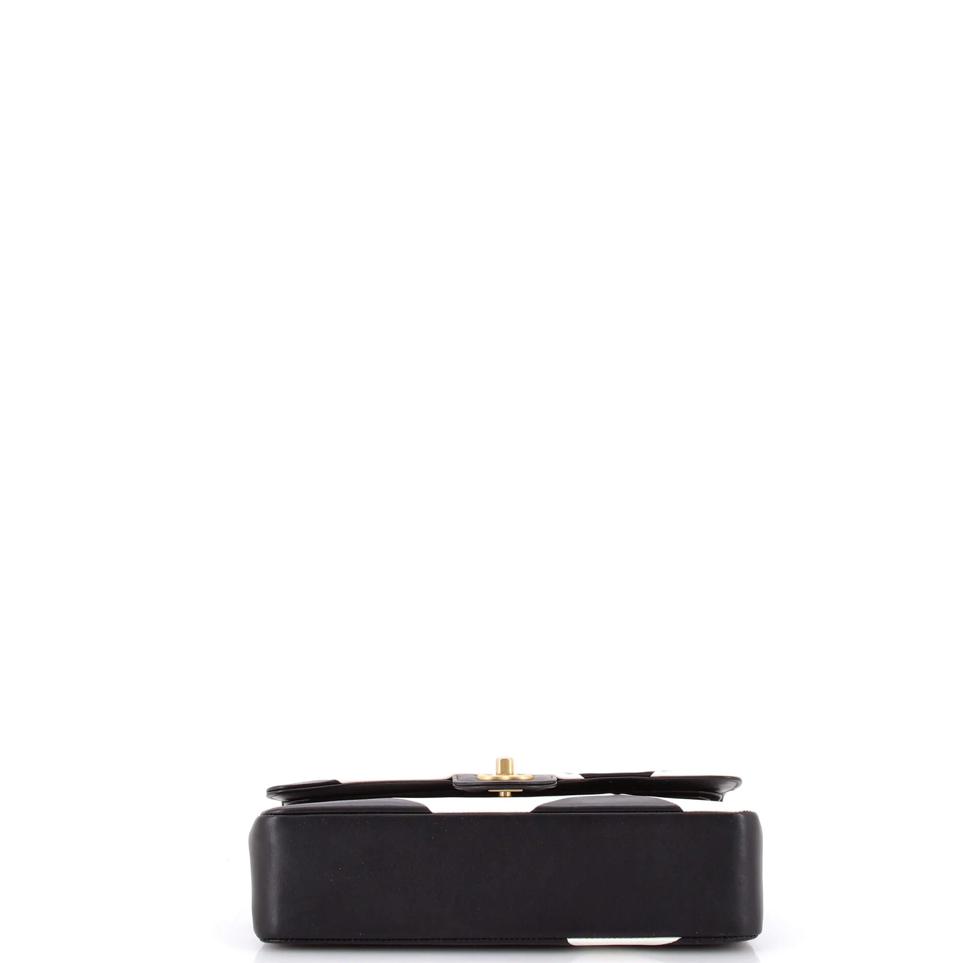 Classic Double Flap Bag Geometric Patchwork Lambskin Medium - Image 4