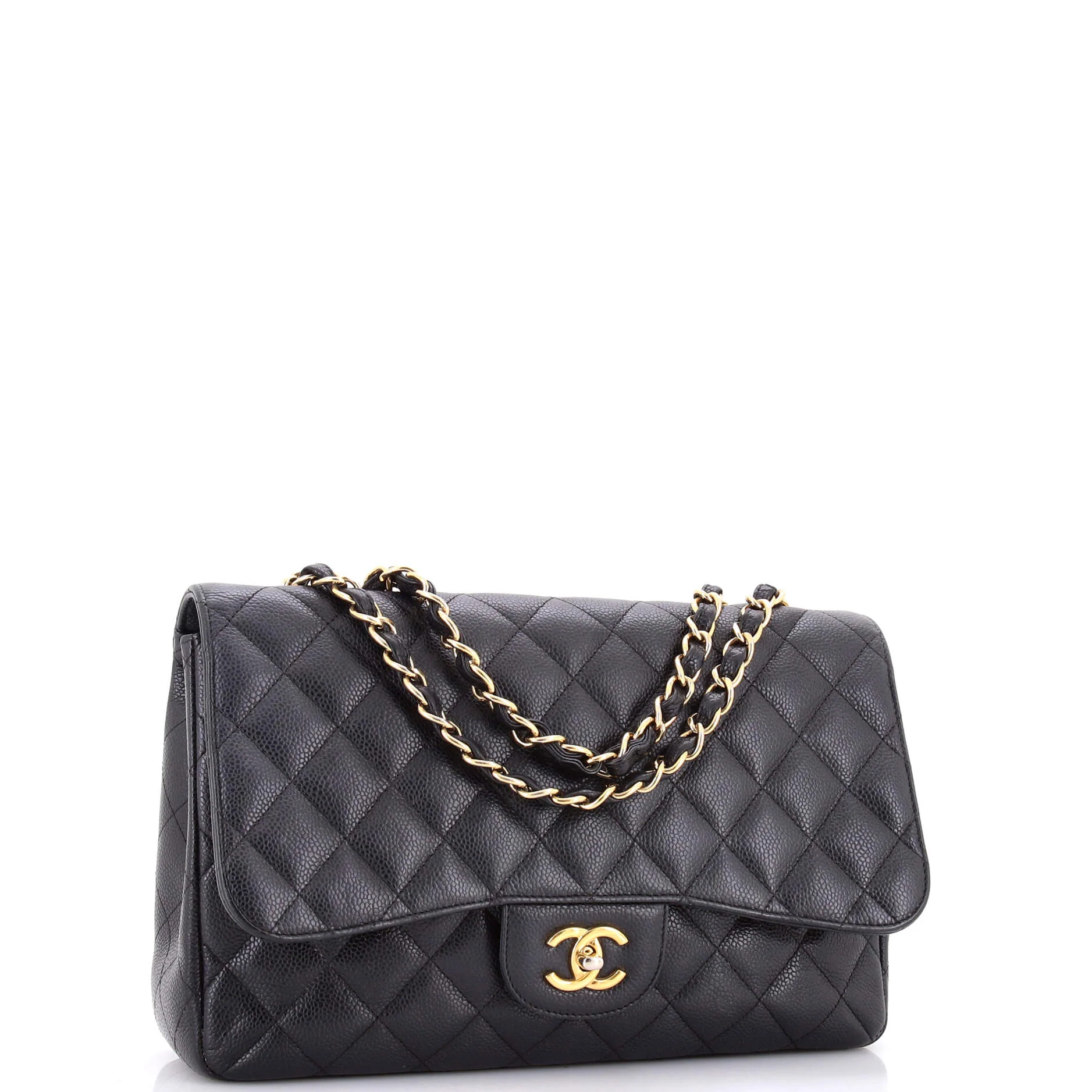 Classic Double Flap Bag Quilted Caviar Jumbo - Image 2