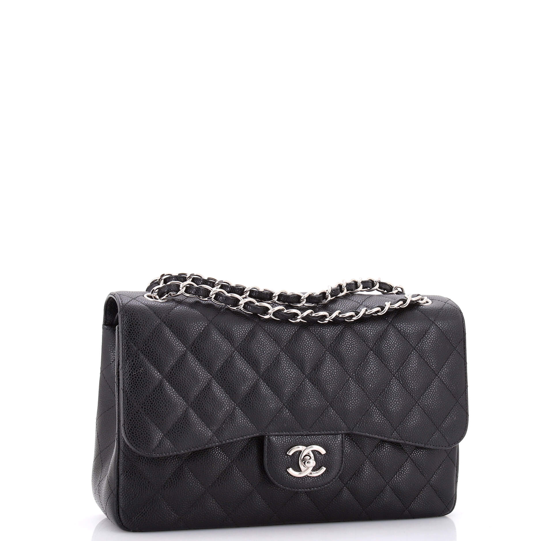 Classic Double Flap Bag Quilted Caviar Jumbo - Image 3