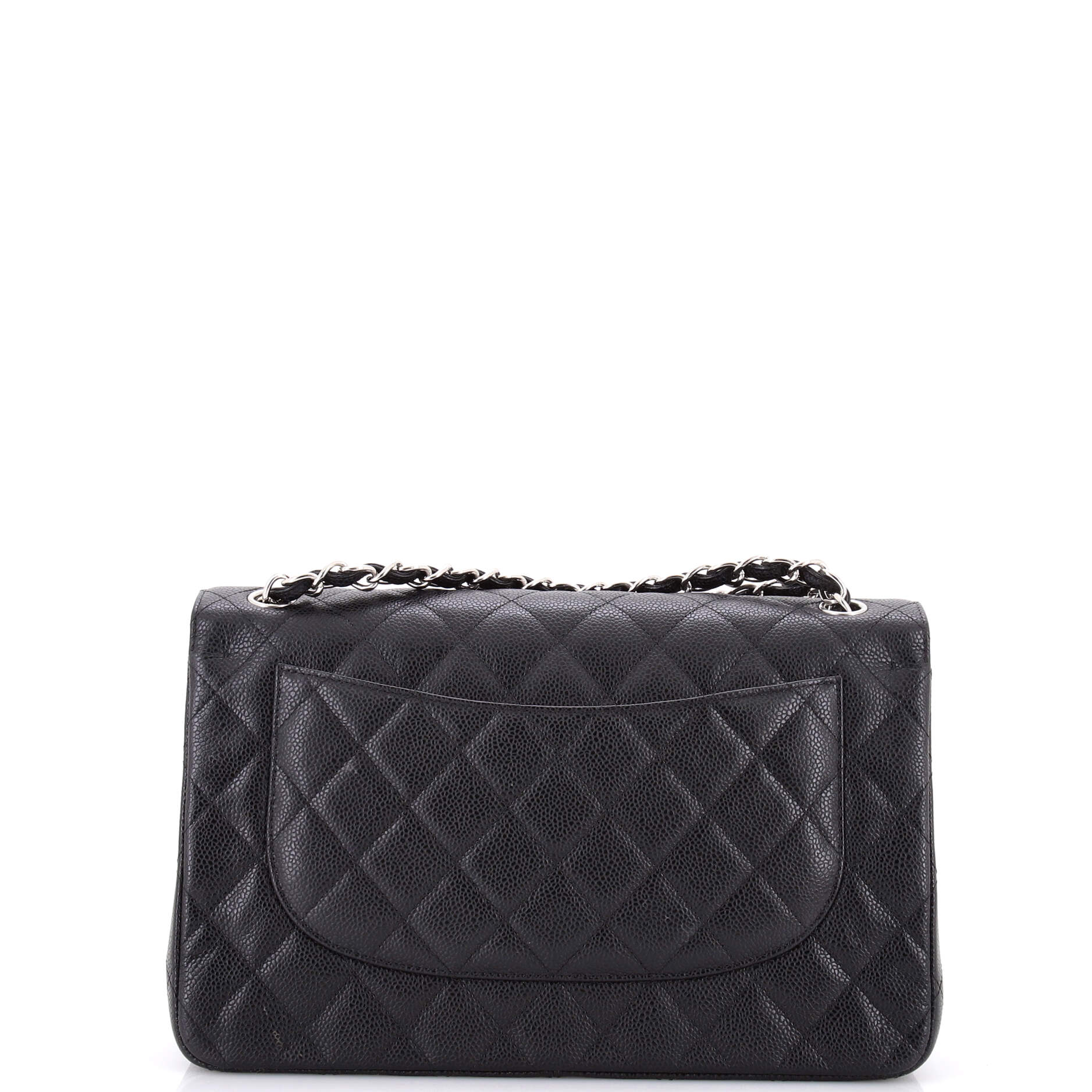 Classic Double Flap Bag Quilted Caviar Jumbo - Image 4