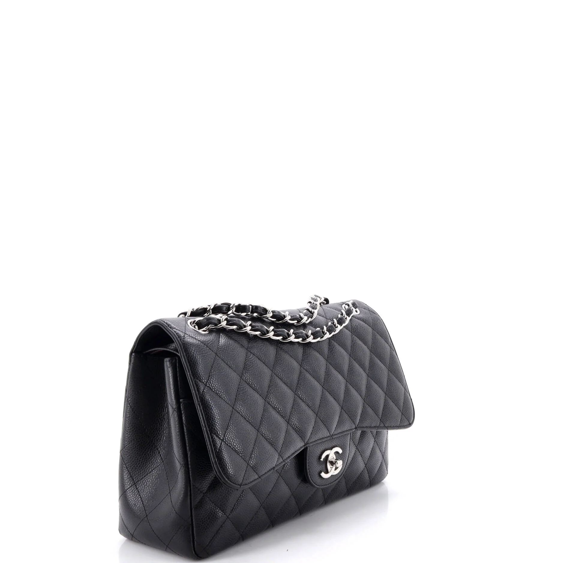 Classic Double Flap Bag Quilted Caviar Jumbo - Image 2