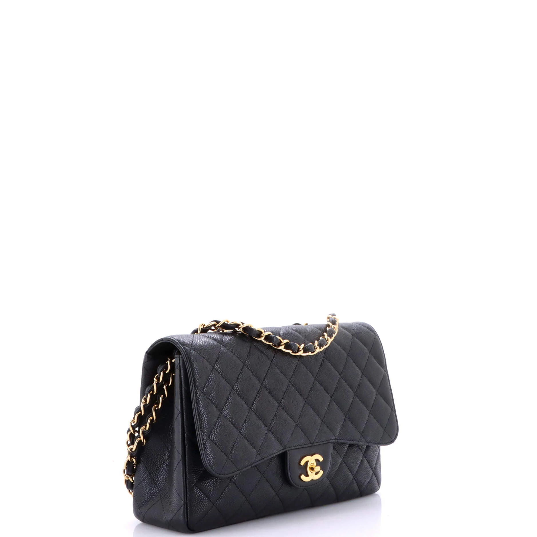 Classic Double Flap Bag Quilted Caviar Jumbo - Image 3