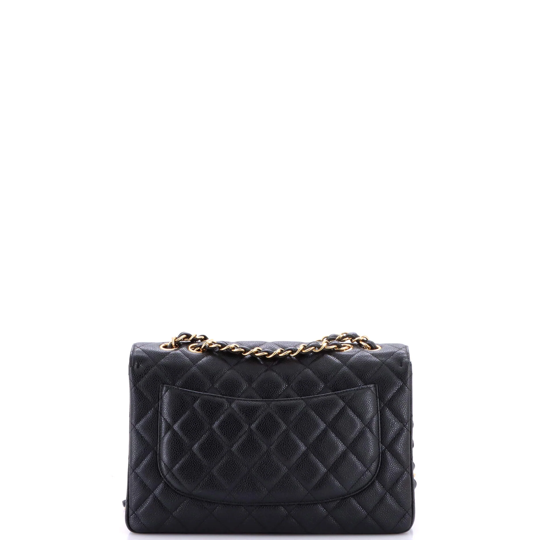 Classic Double Flap Bag Quilted Caviar Jumbo - Image 4