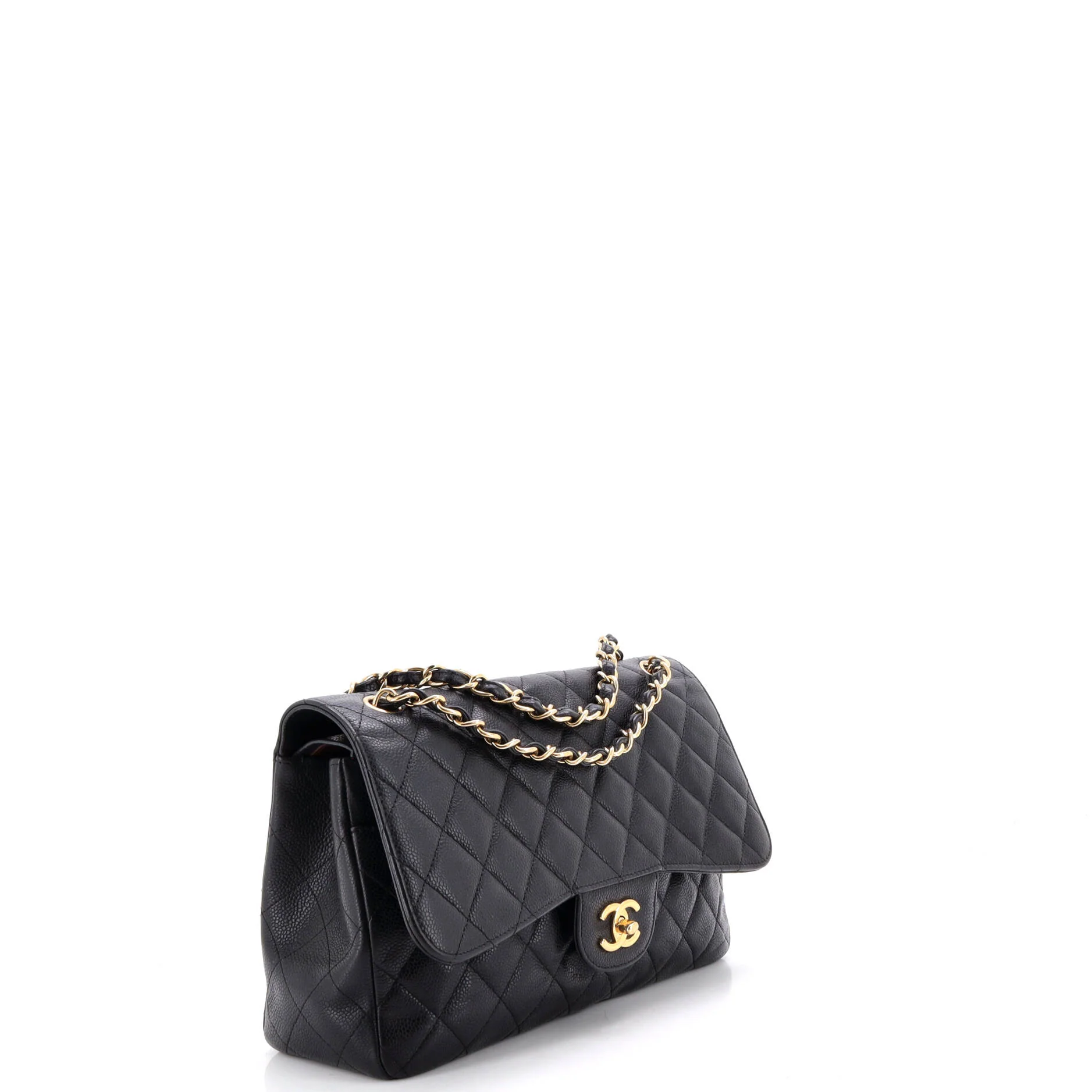 Classic Double Flap Bag Quilted Caviar Jumbo - Image 2
