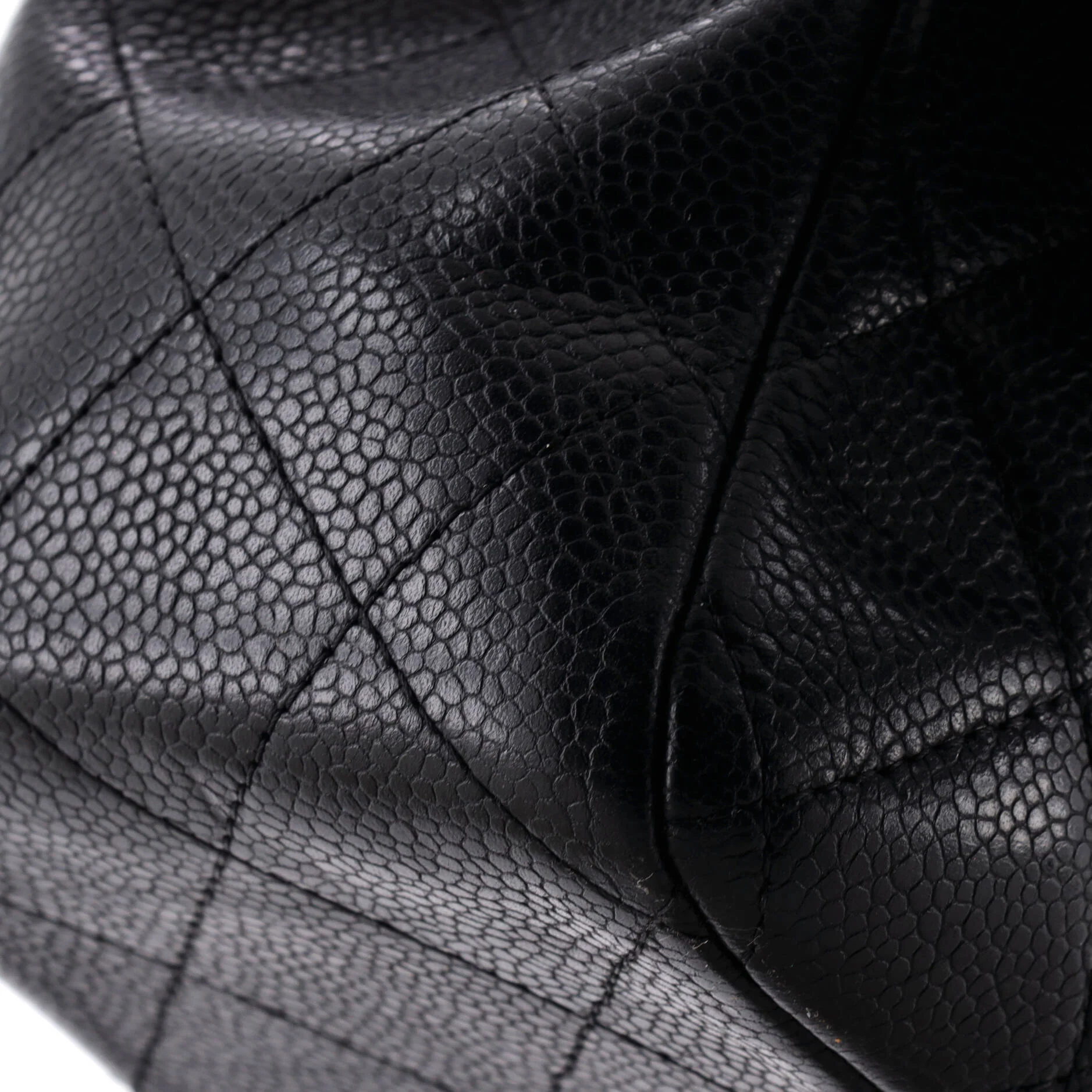 Classic Double Flap Bag Quilted Caviar Jumbo - Image 6