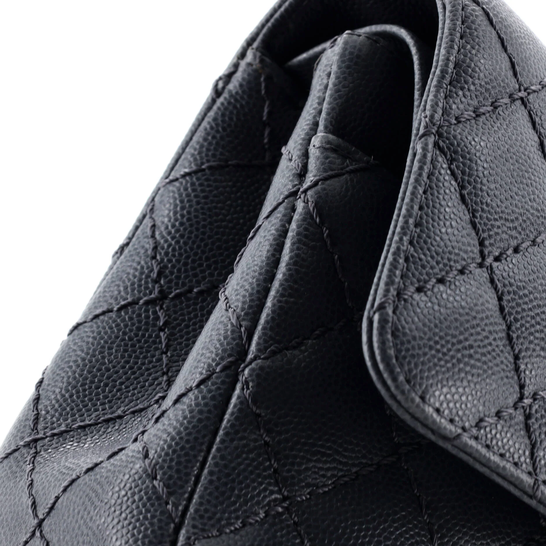Classic Double Flap Bag Quilted Caviar Medium - Image 7