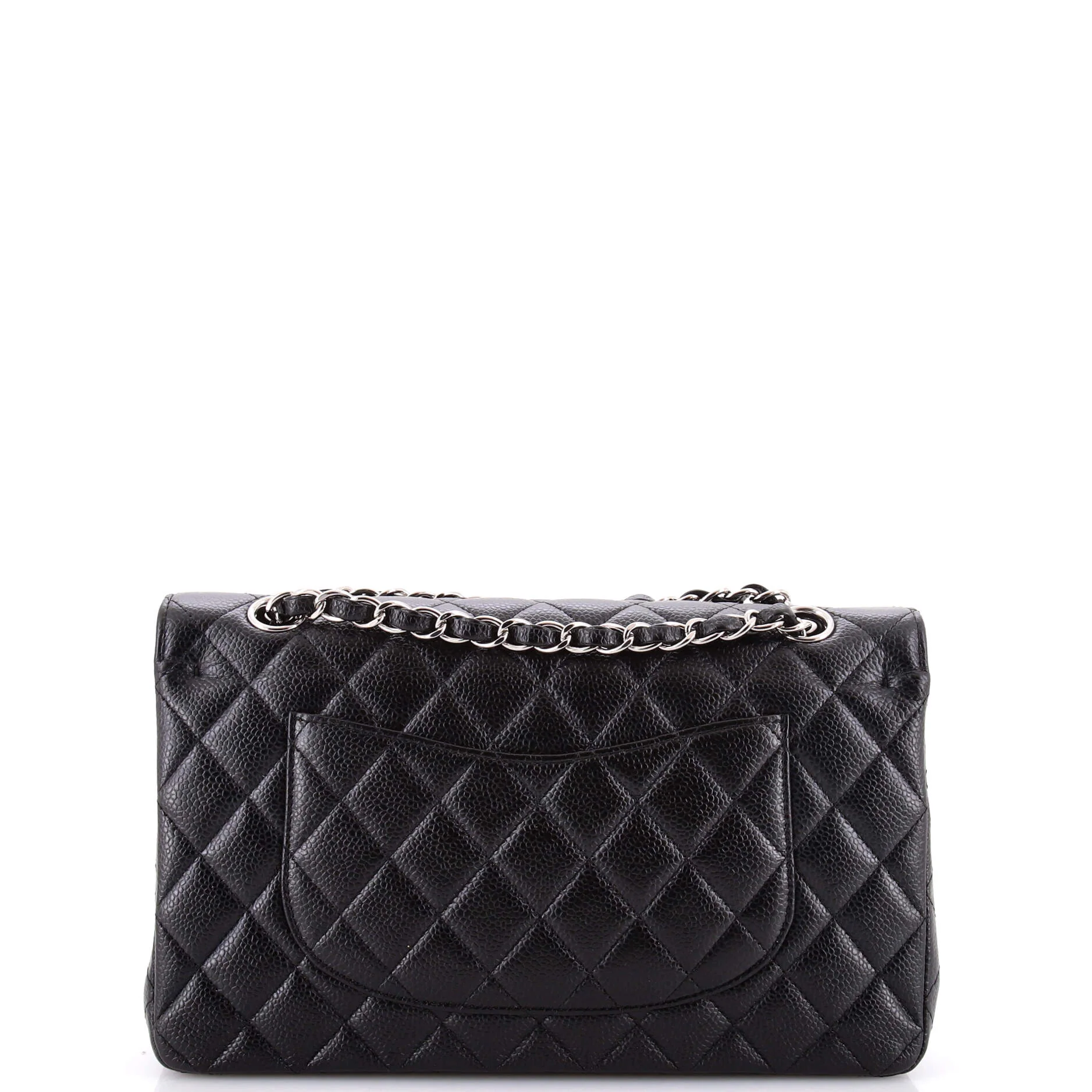 Classic Double Flap Bag Quilted Caviar Medium - Image 4