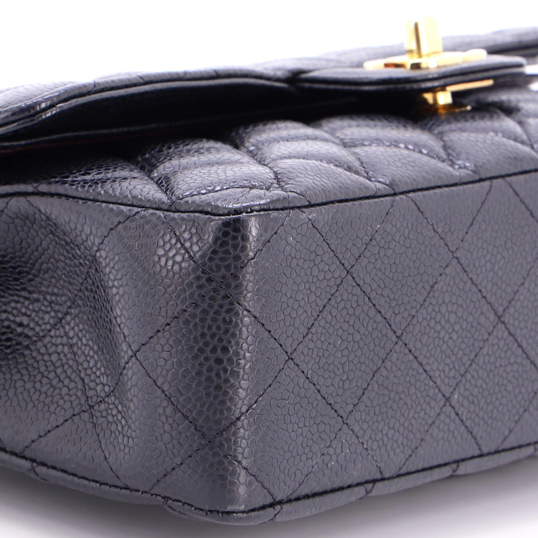 Classic Double Flap Bag Quilted Caviar Medium - Image 6