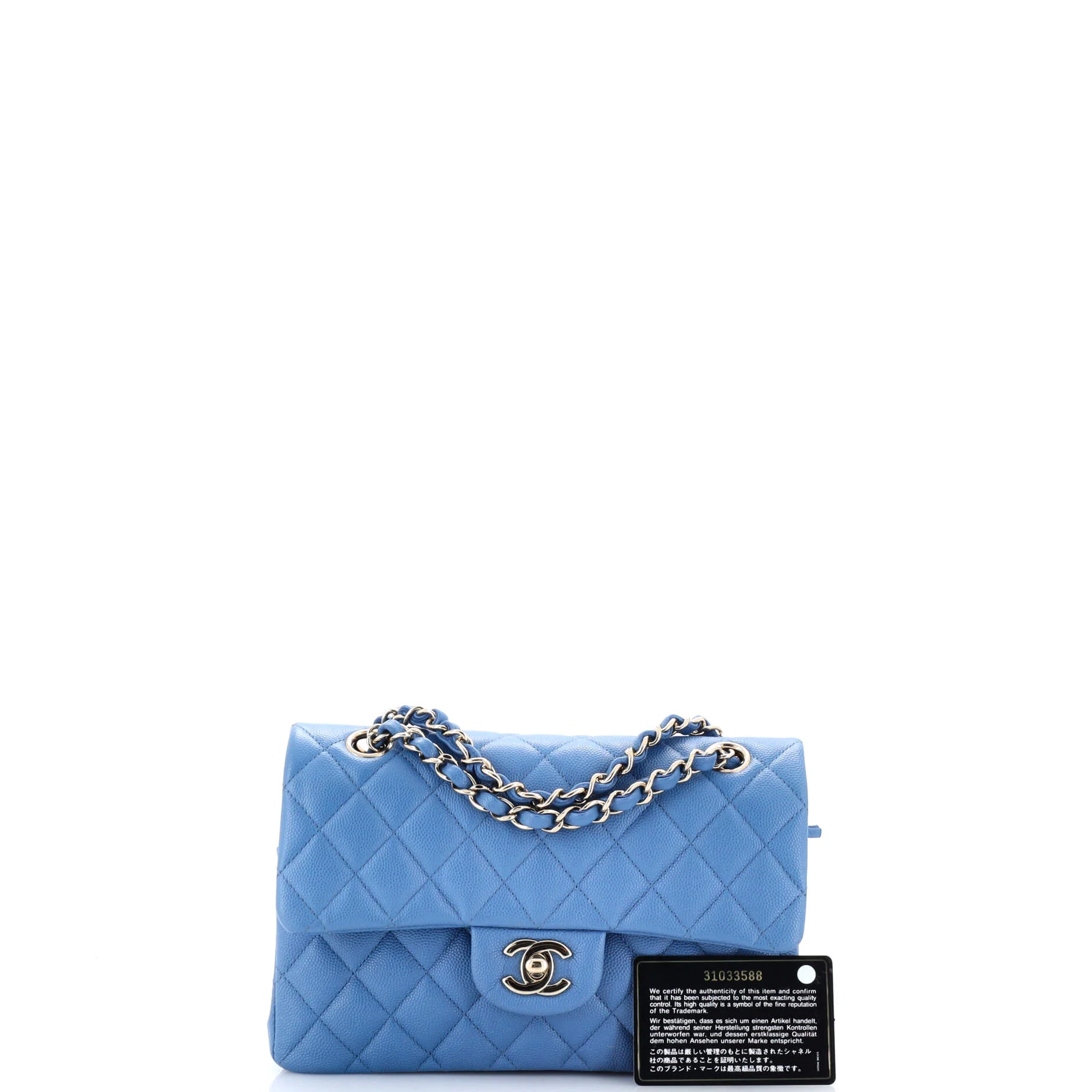Classic Double Flap Bag Quilted Caviar Small - Image 2