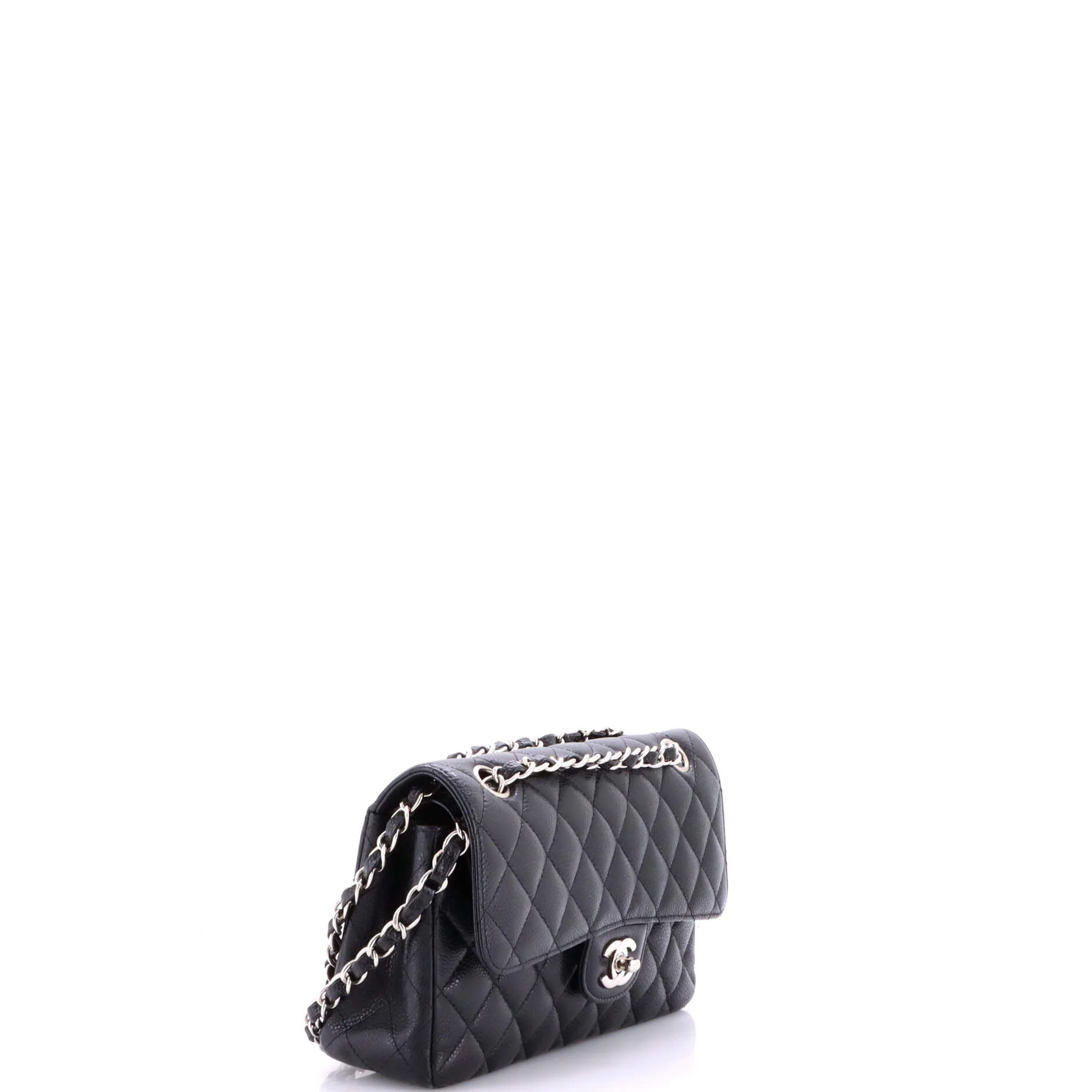 Classic Double Flap Bag Quilted Caviar Small - Image 2
