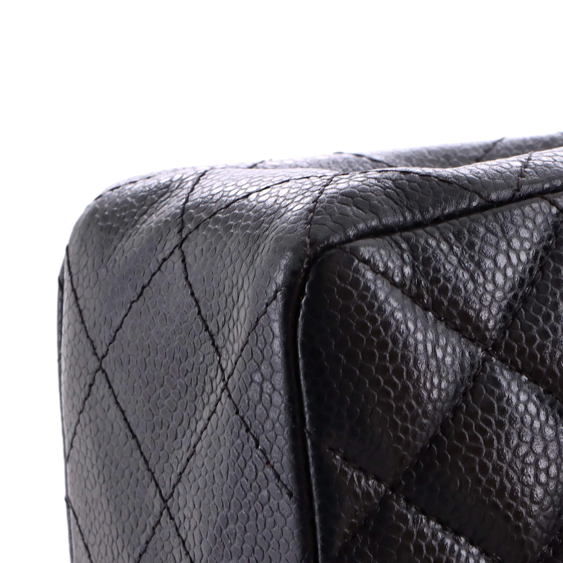 Classic Double Flap Bag Quilted Caviar Small - Image 6