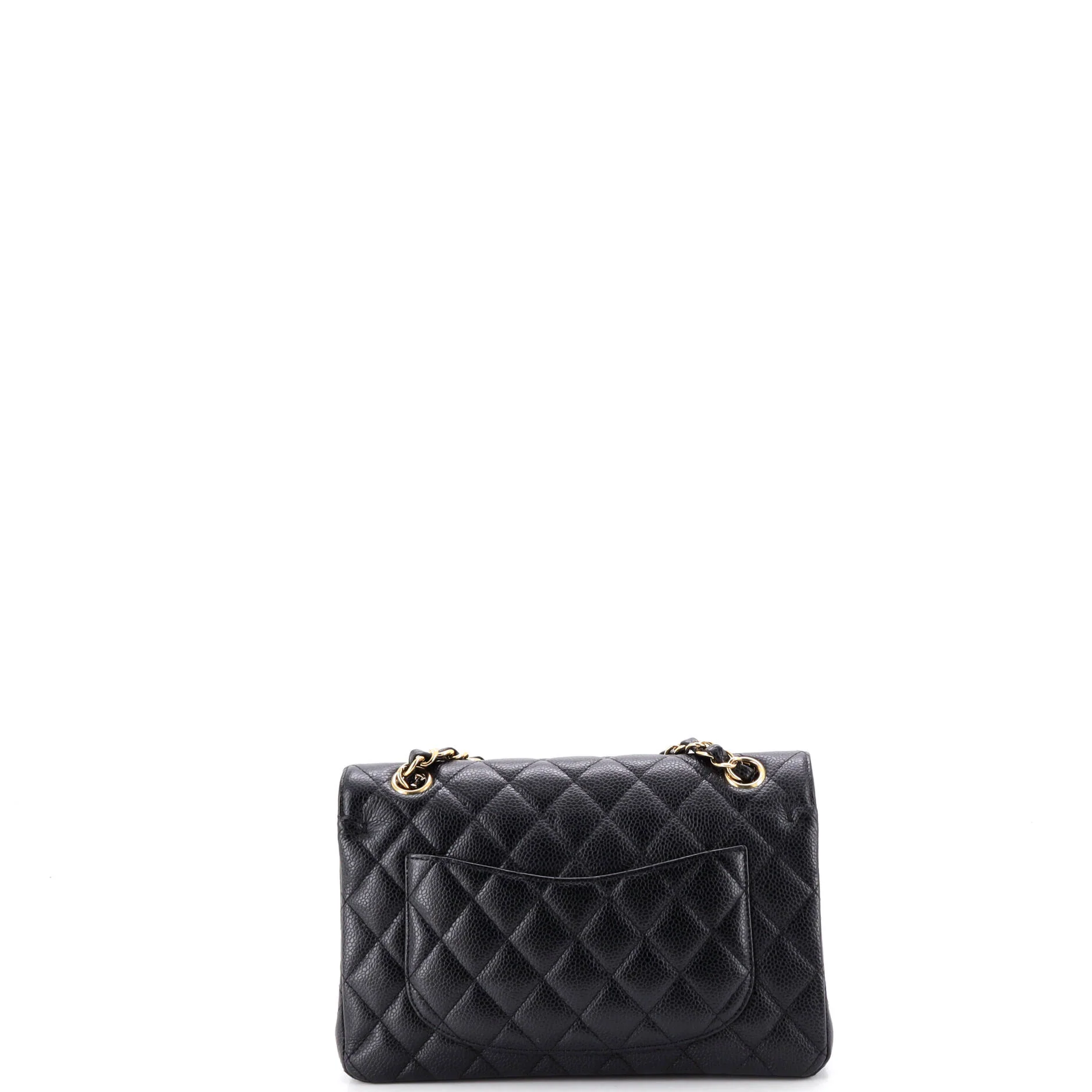 Classic Double Flap Bag Quilted Caviar Small - Image 3