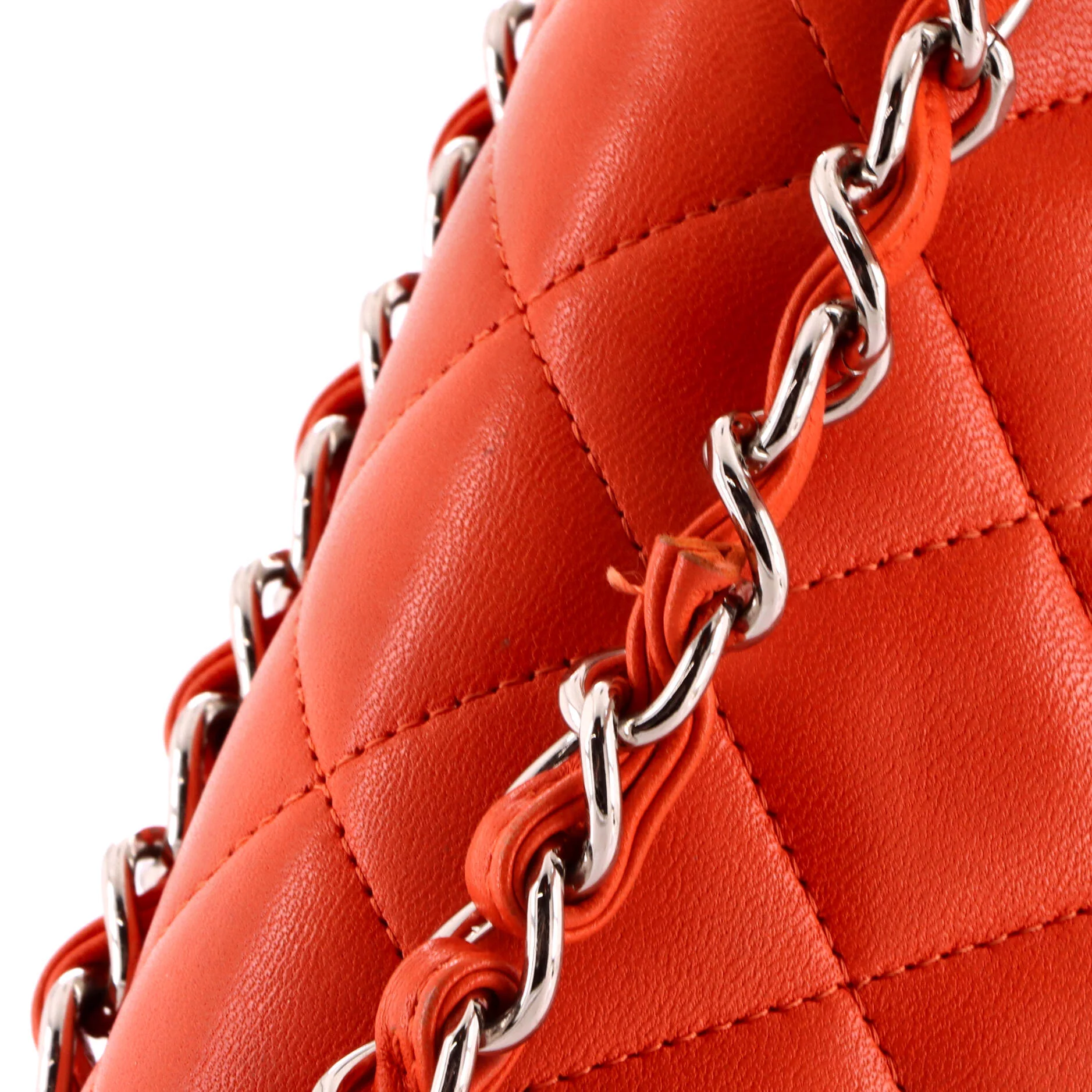 Classic Double Flap Bag Quilted Lambskin Jumbo - Image 8