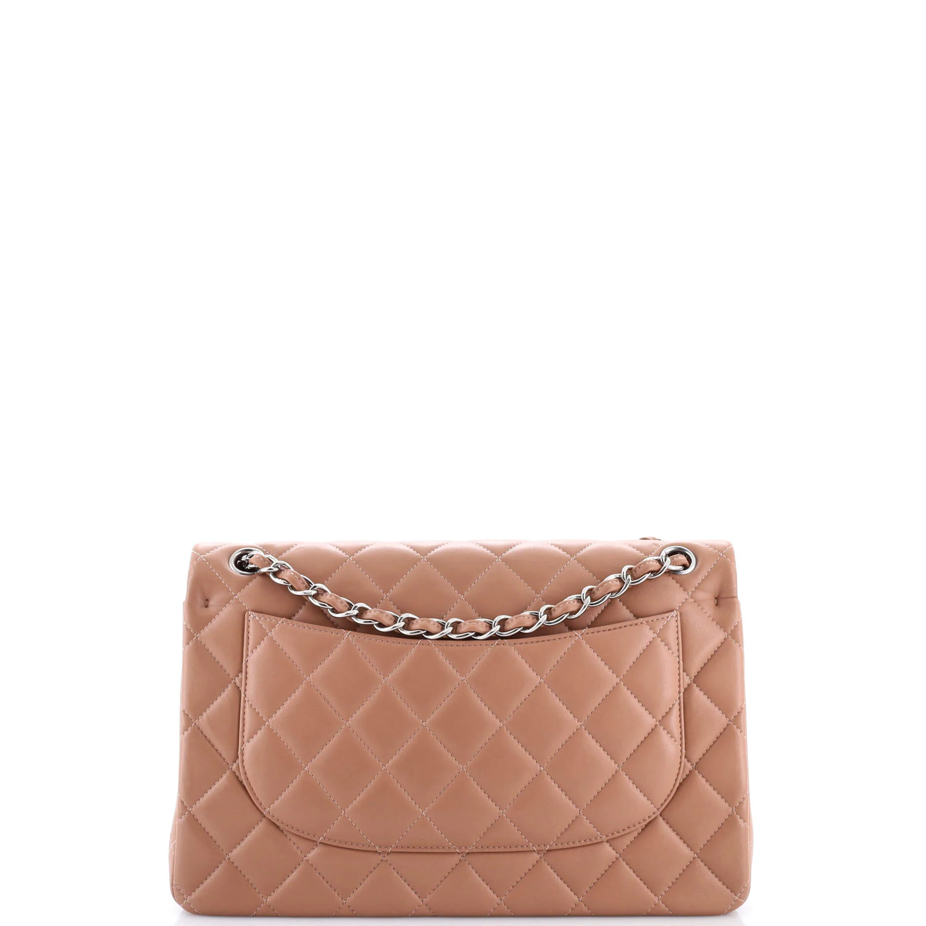 Classic Double Flap Bag Quilted Lambskin Jumbo - Image 4