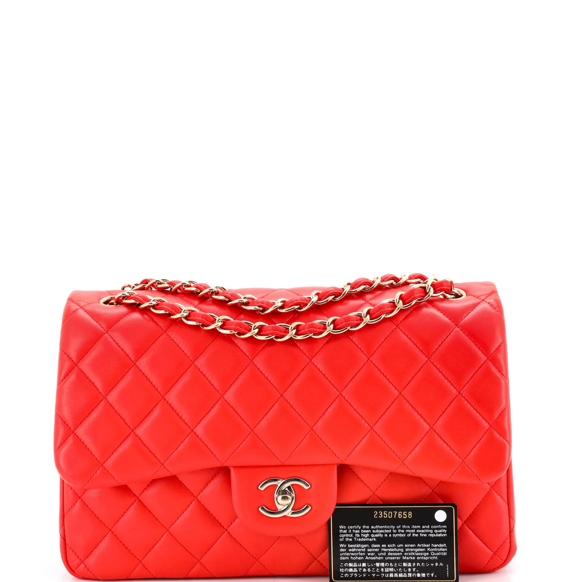 Classic Double Flap Bag Quilted Lambskin Jumbo - Image 2