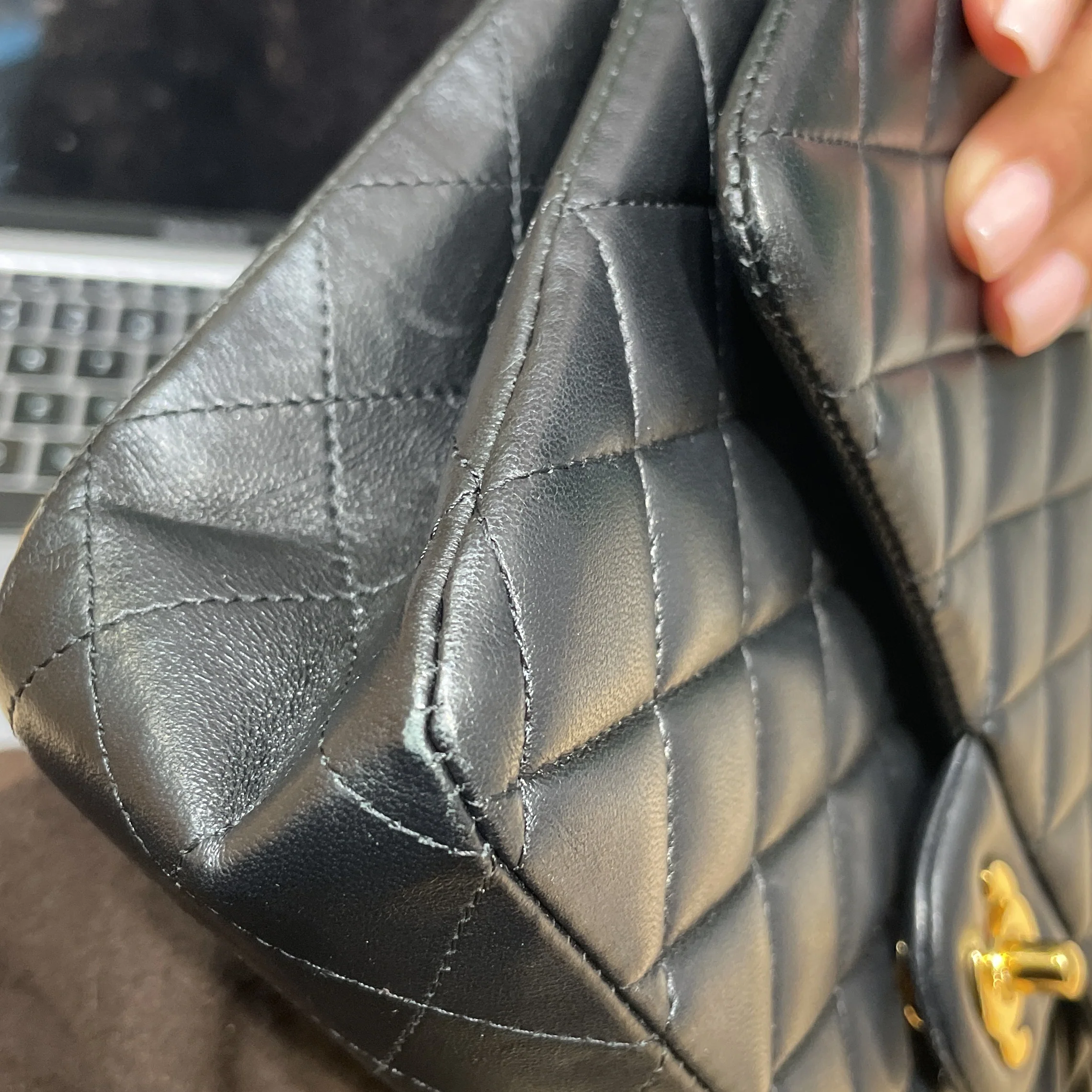 Classic Double Flap Bag Quilted Lambskin Medium - Image 8