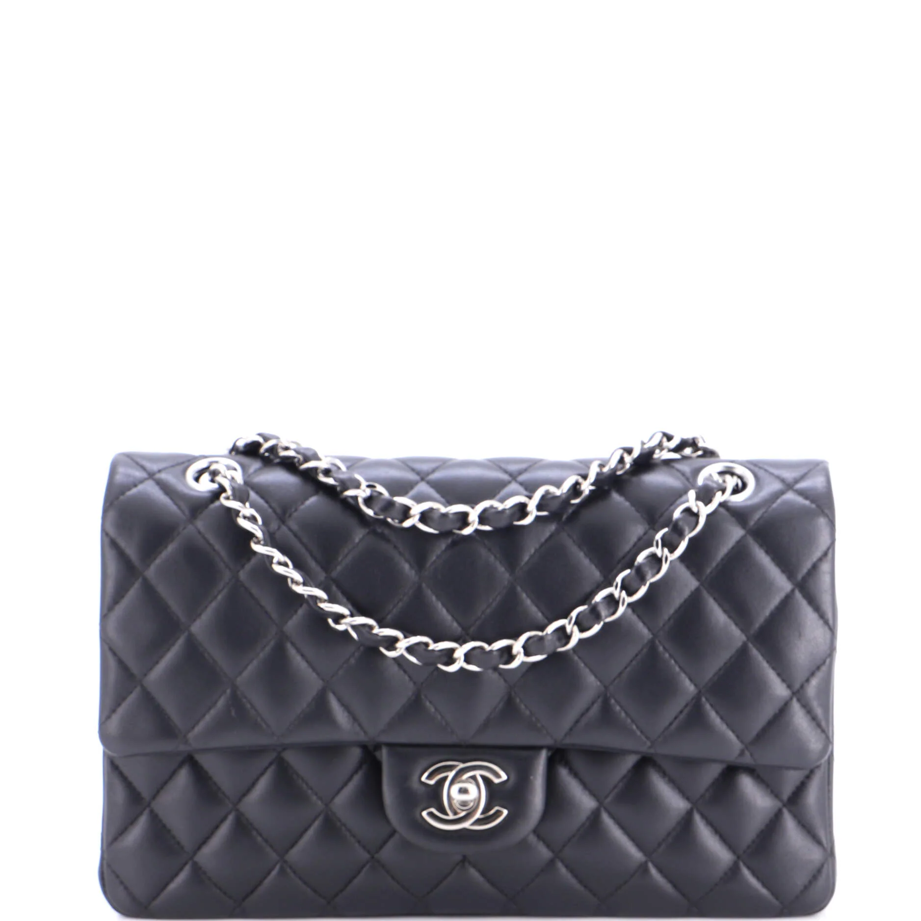 Classic Double Flap Bag Quilted Lambskin Medium