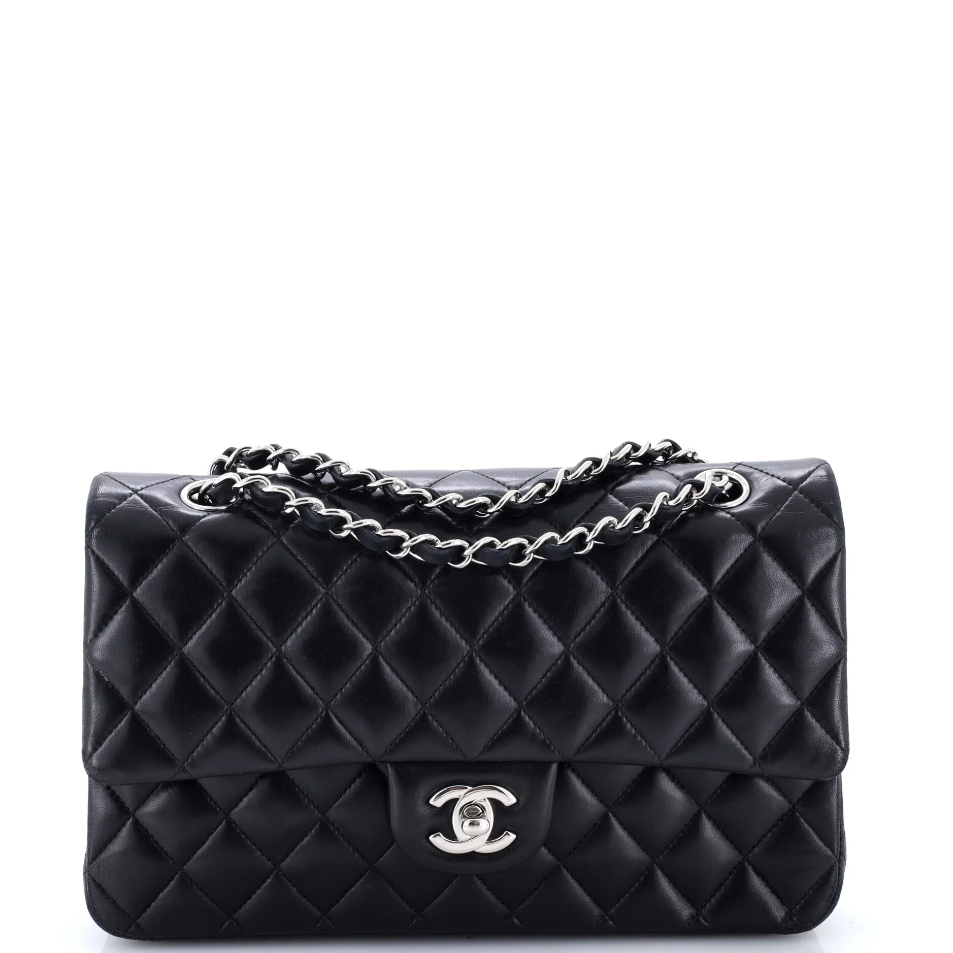 Classic Double Flap Bag Quilted Lambskin Medium