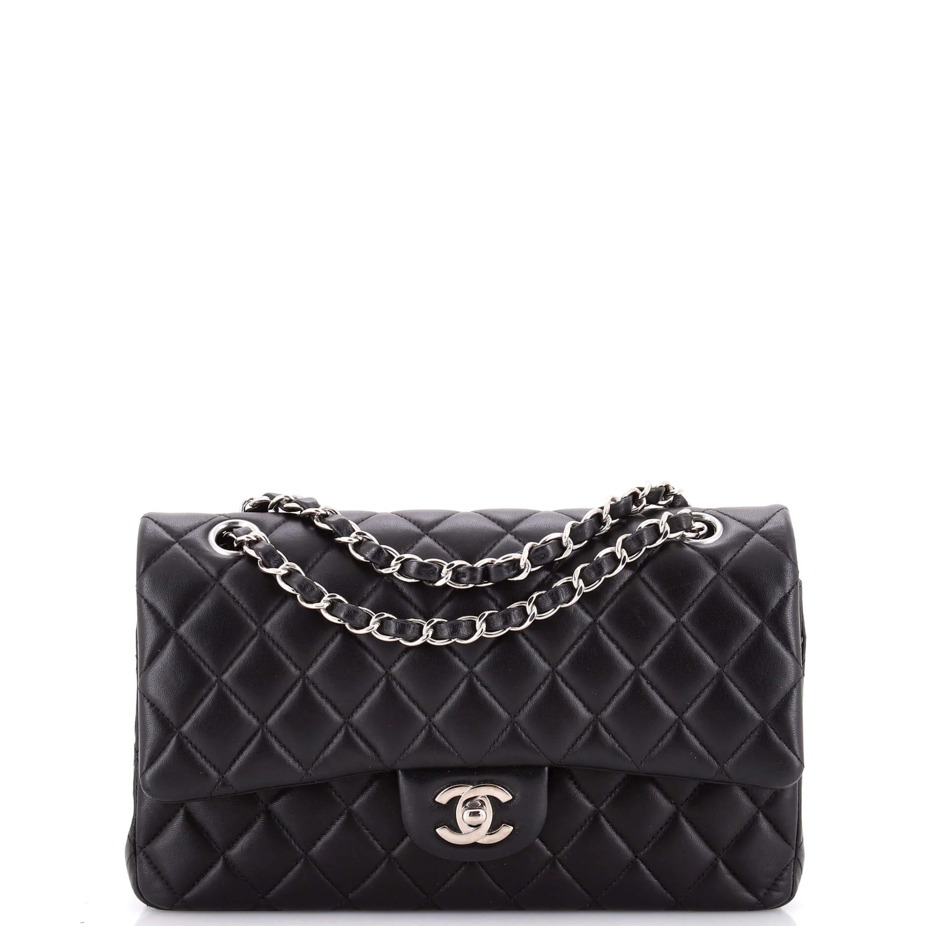 Classic Double Flap Bag Quilted Lambskin Medium