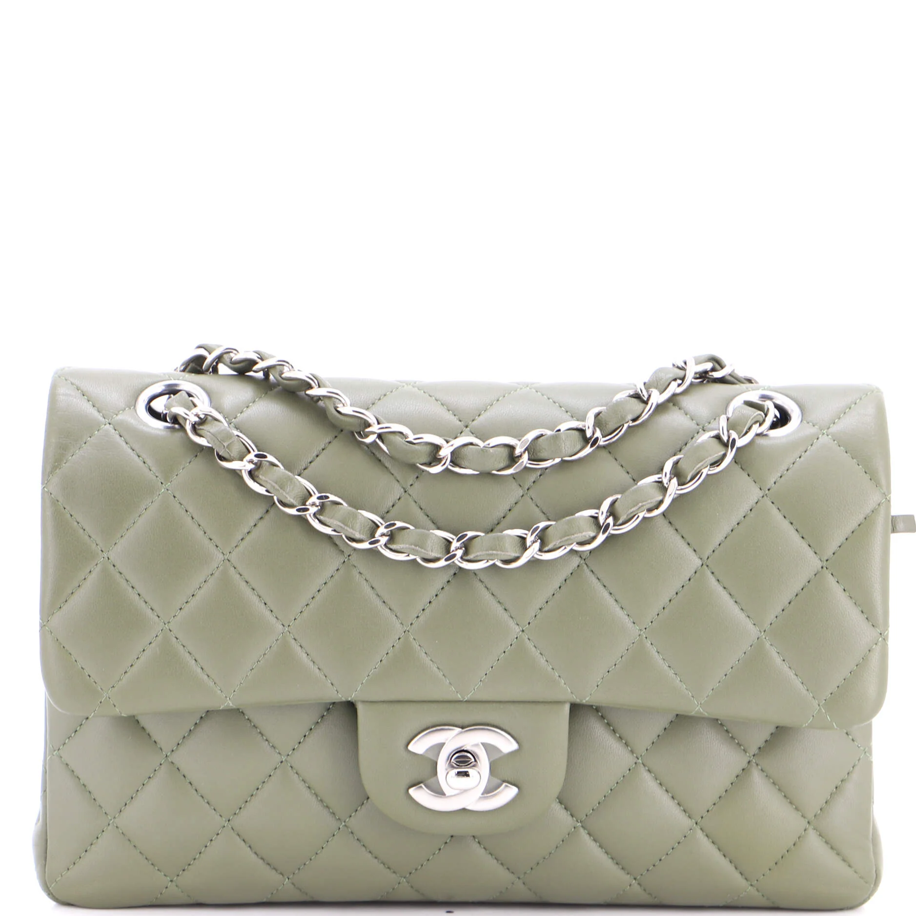 Classic Double Flap Bag Quilted Lambskin Small