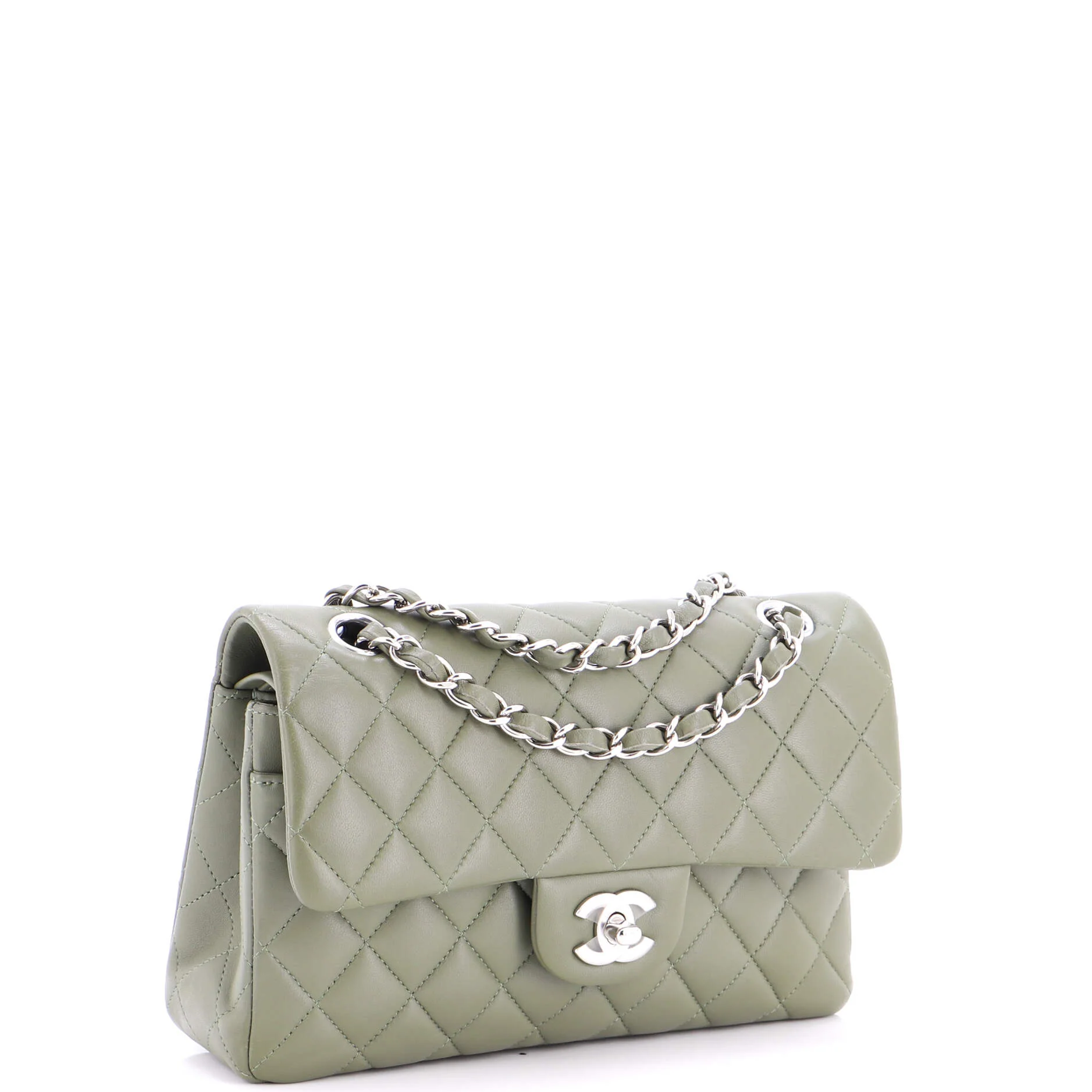 Classic Double Flap Bag Quilted Lambskin Small - Image 3