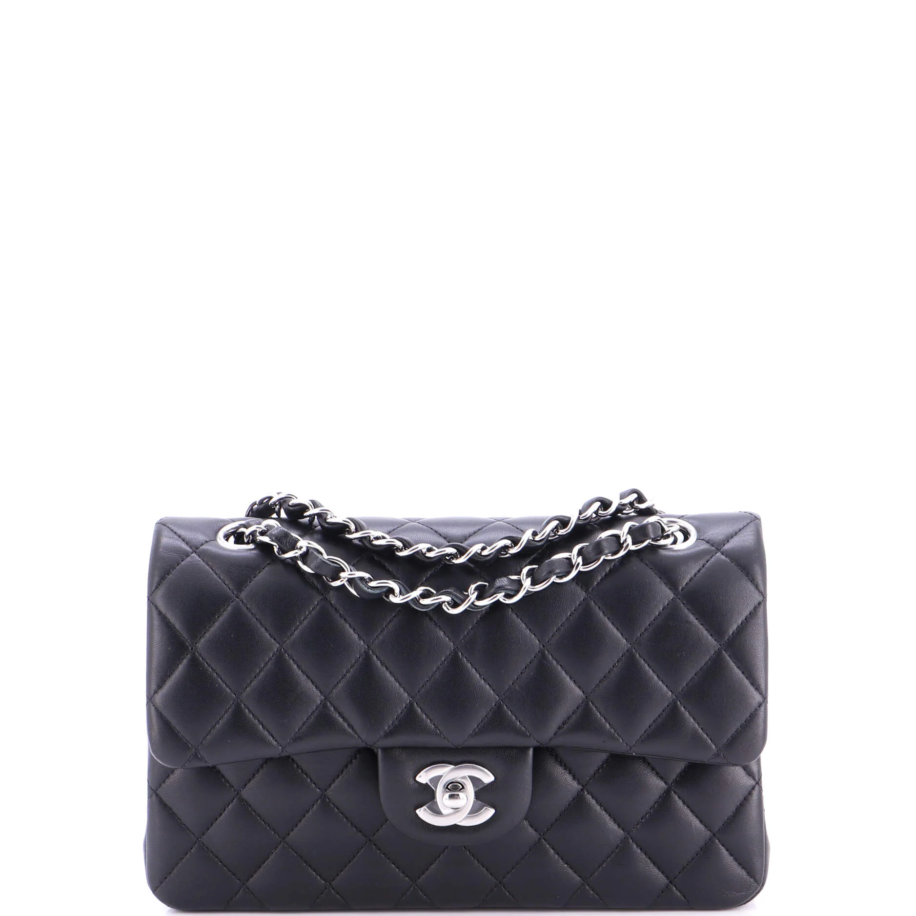 Classic Double Flap Bag Quilted Lambskin Small