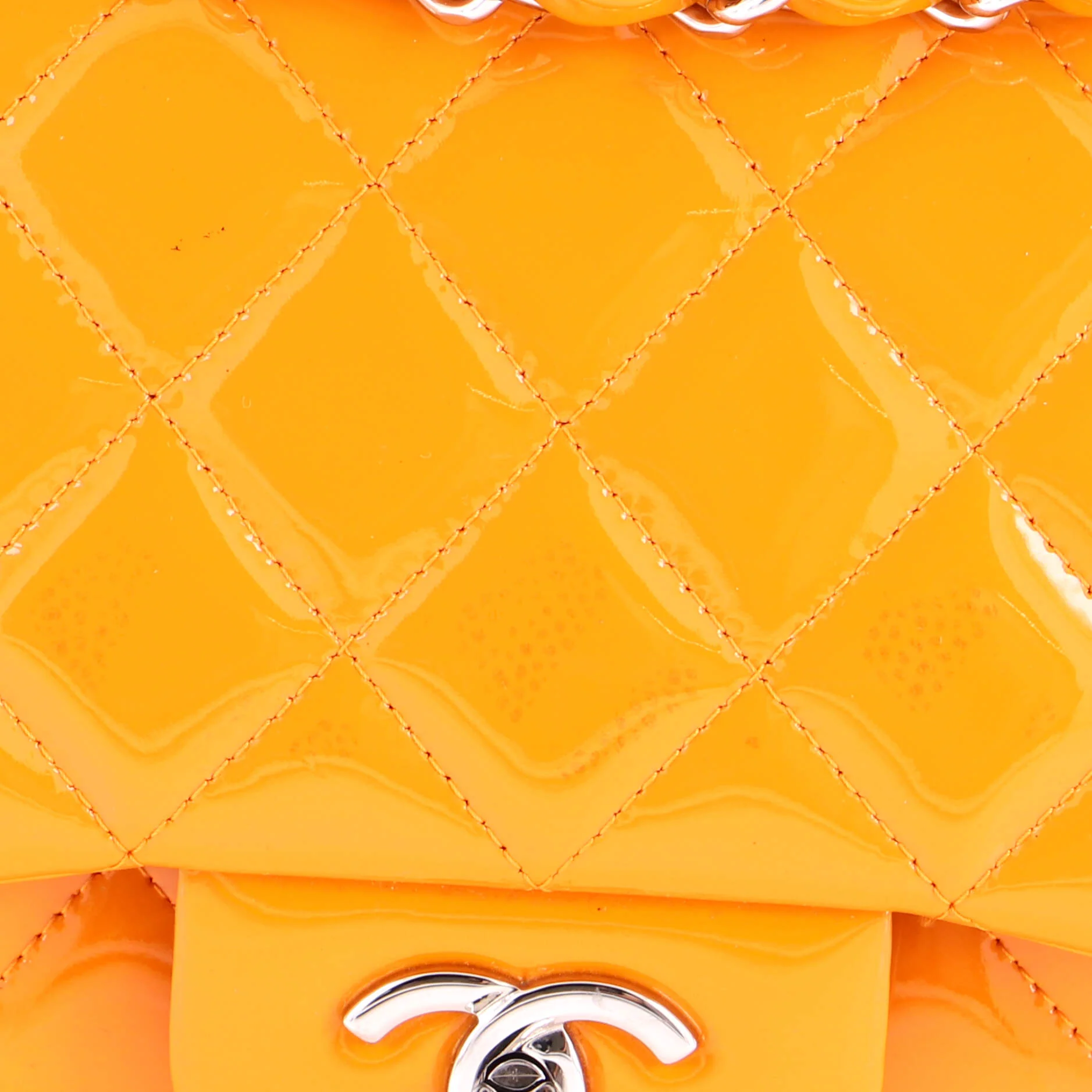 Classic Double Flap Bag Quilted Patent Jumbo - Image 6