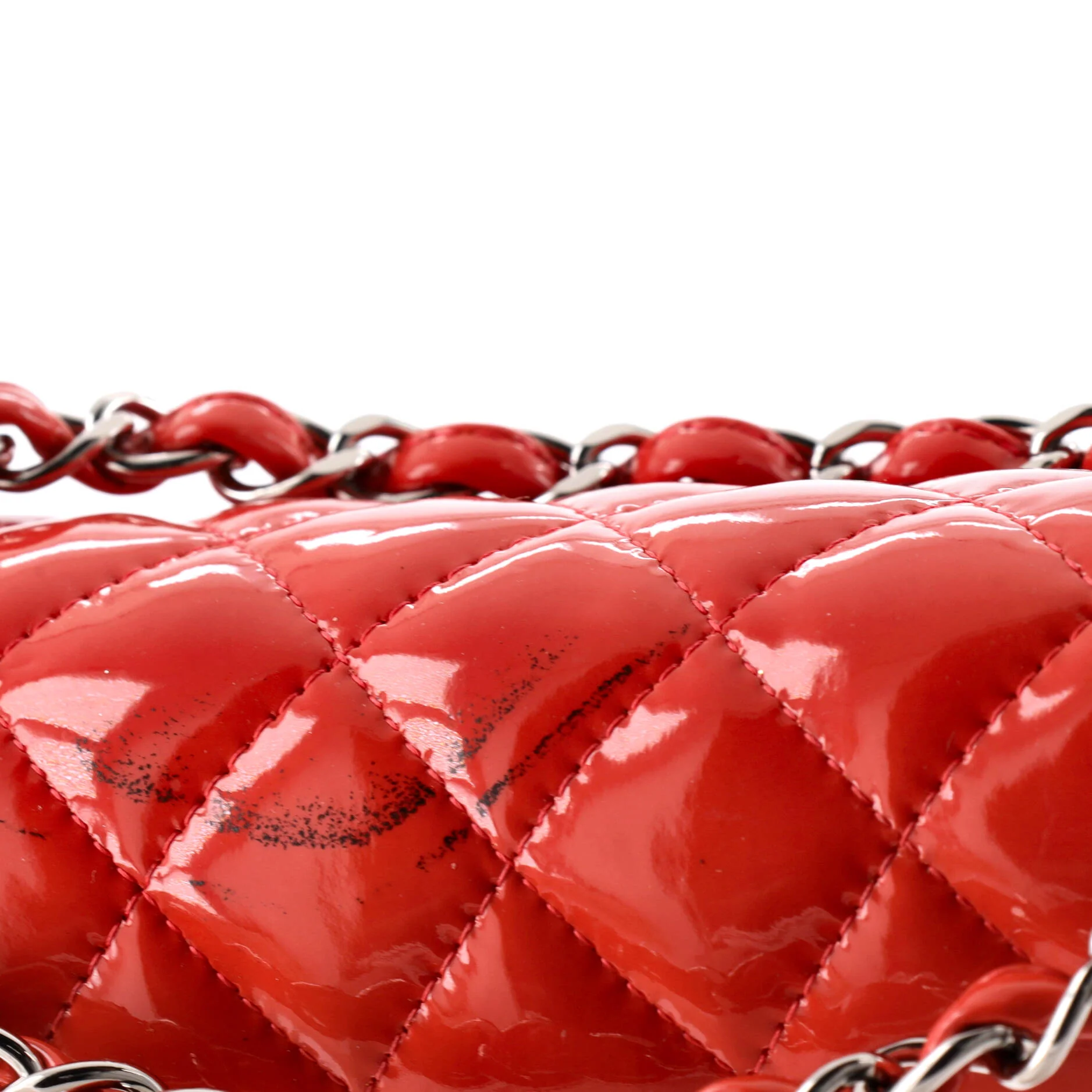 Classic Double Flap Bag Quilted Patent Medium - Image 6
