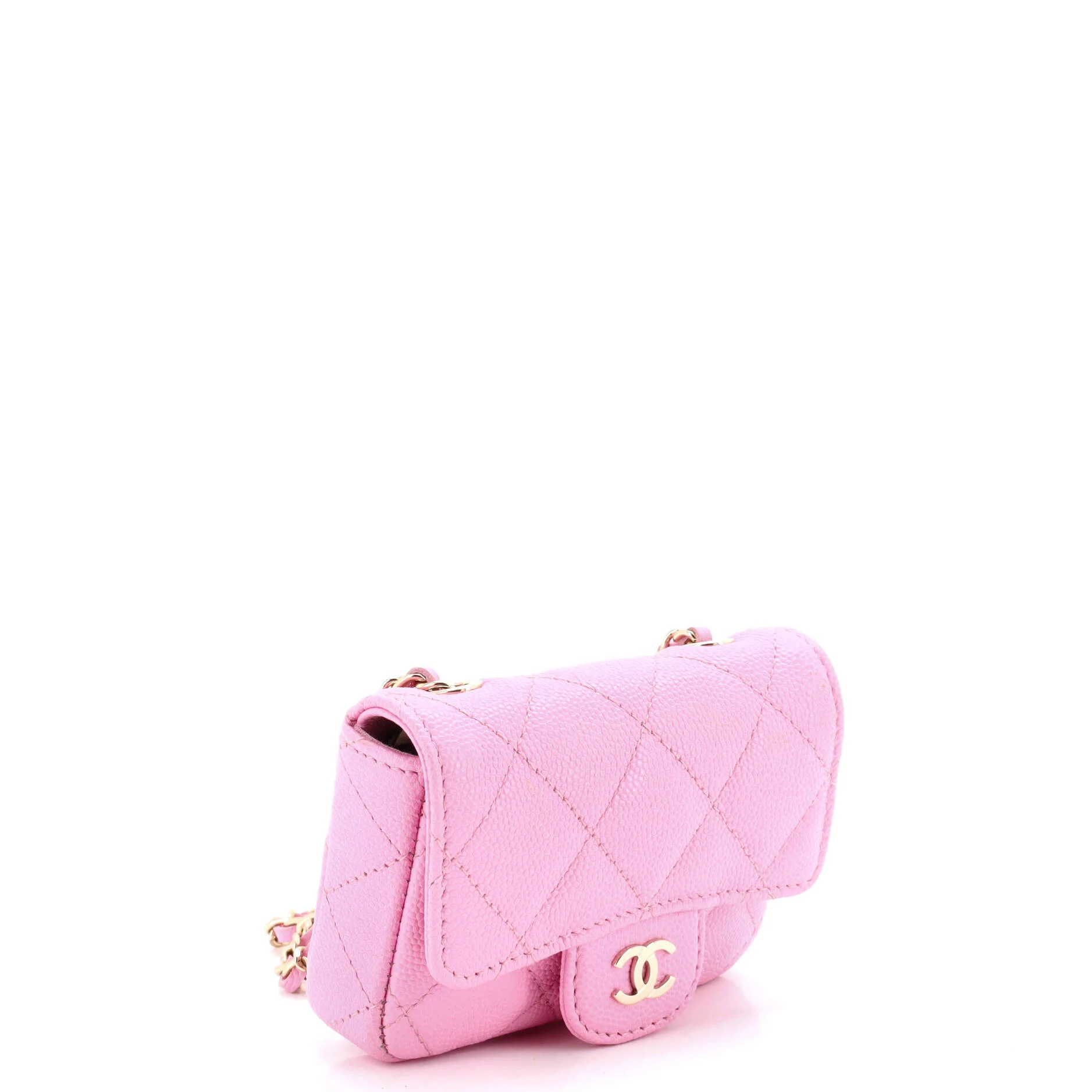 Classic Flap Chain Belt Bag Quilted Caviar Mini - Image 2