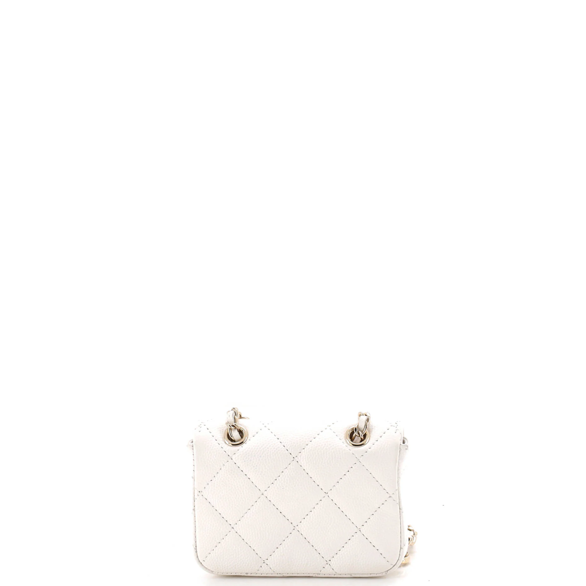 Classic Flap Chain Belt Bag Quilted Caviar Mini - Image 3