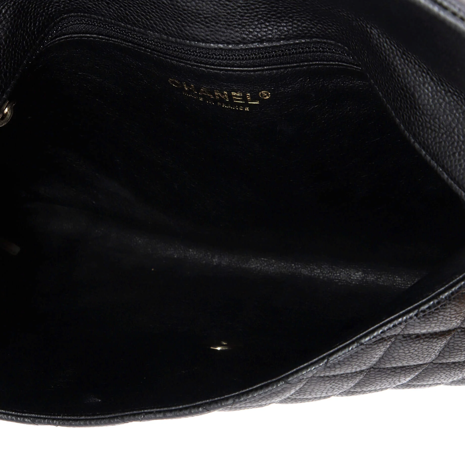Classic Flap Clutch Quilted Caviar - Image 5