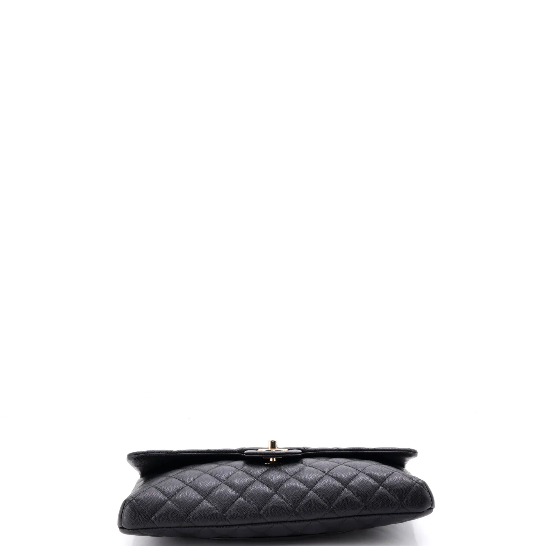 Classic Flap Clutch Quilted Caviar - Image 5