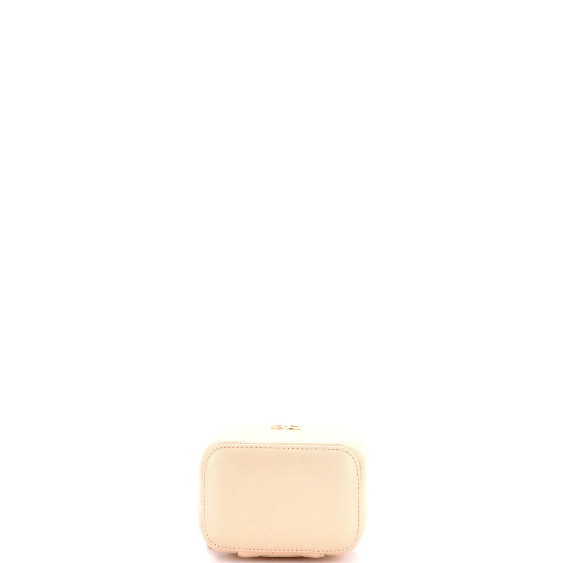 Classic Pearl Vanity Case with Chain Quilted Caviar Mini - Image 4