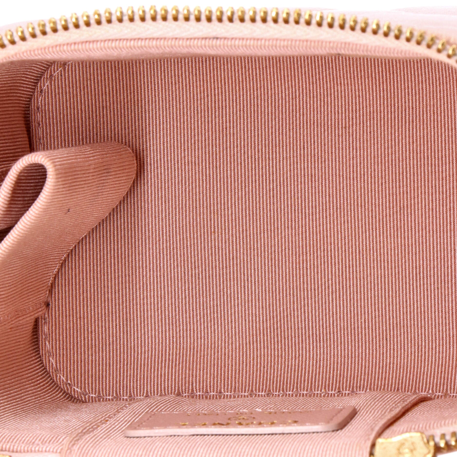 Classic Pearl Vanity Case with Chain Quilted Caviar Mini - Image 6