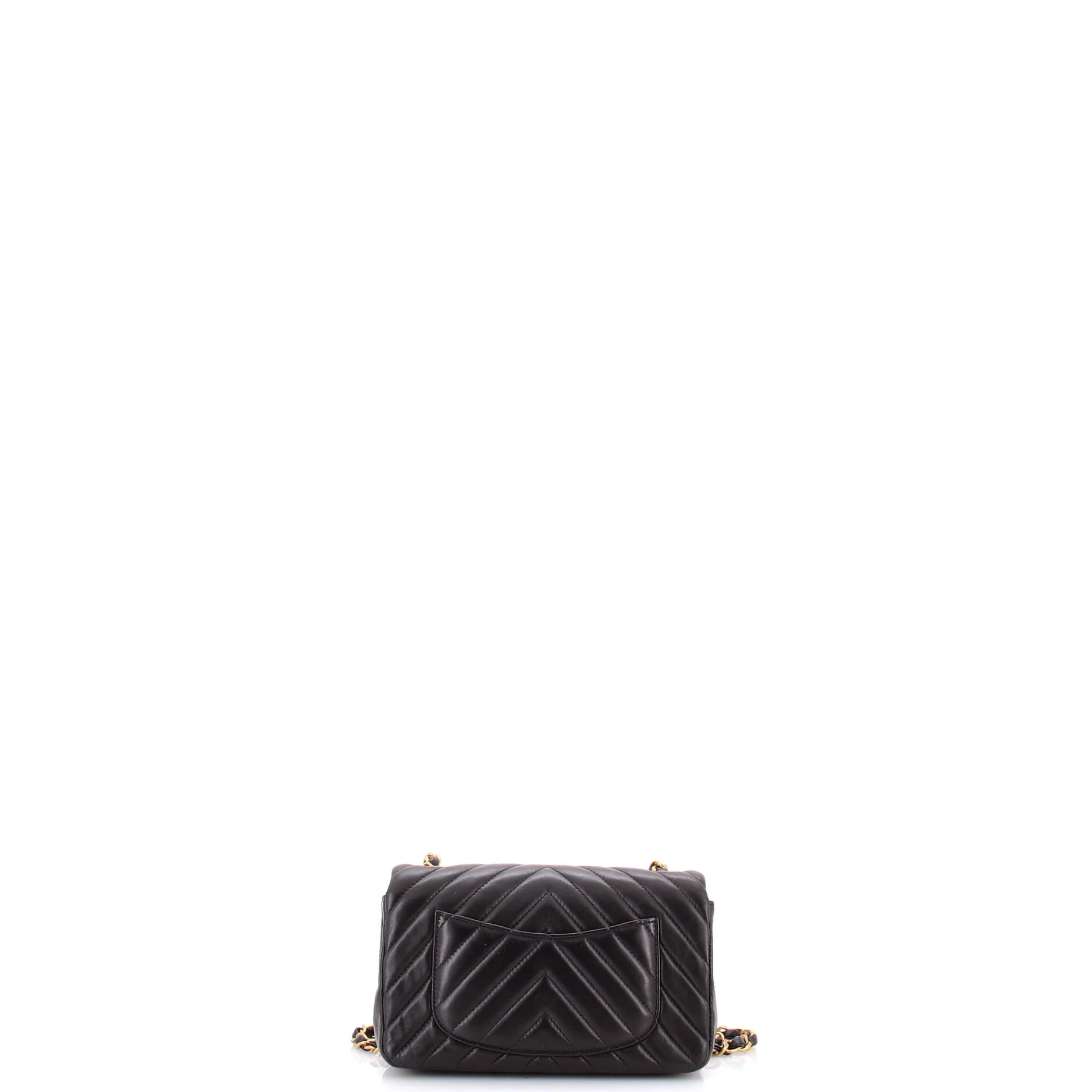 Classic Single Flap Bag Chevron Lambskin Mini - Image 3
