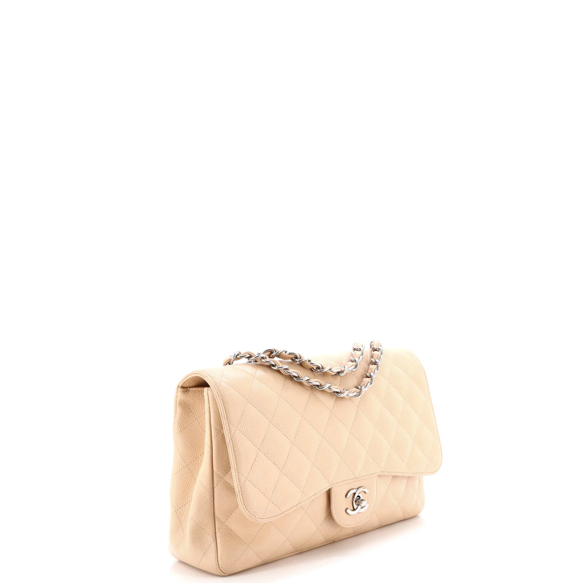 Classic Single Flap Bag Quilted Caviar Jumbo - Image 3