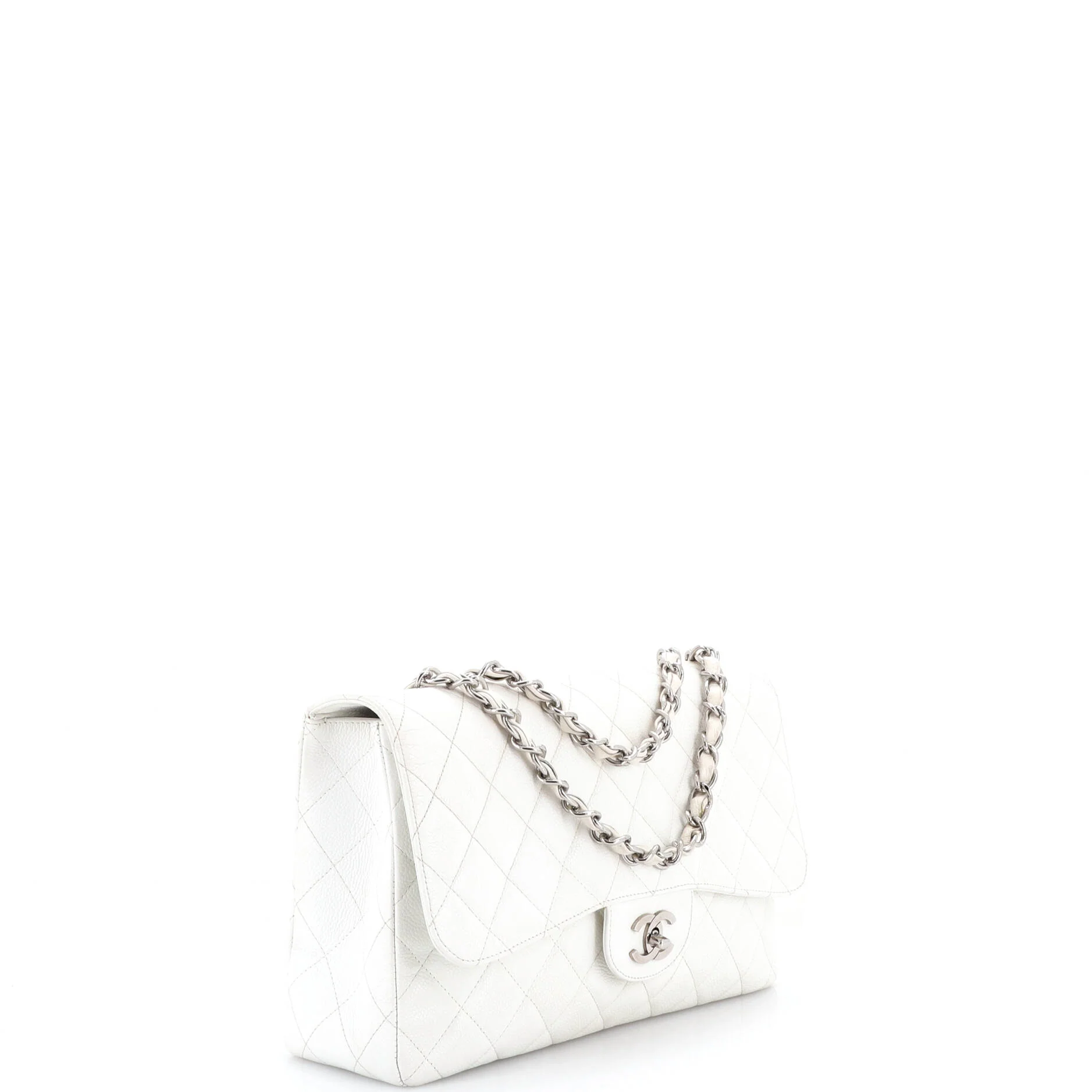 Classic Single Flap Bag Quilted Caviar Jumbo - Image 2